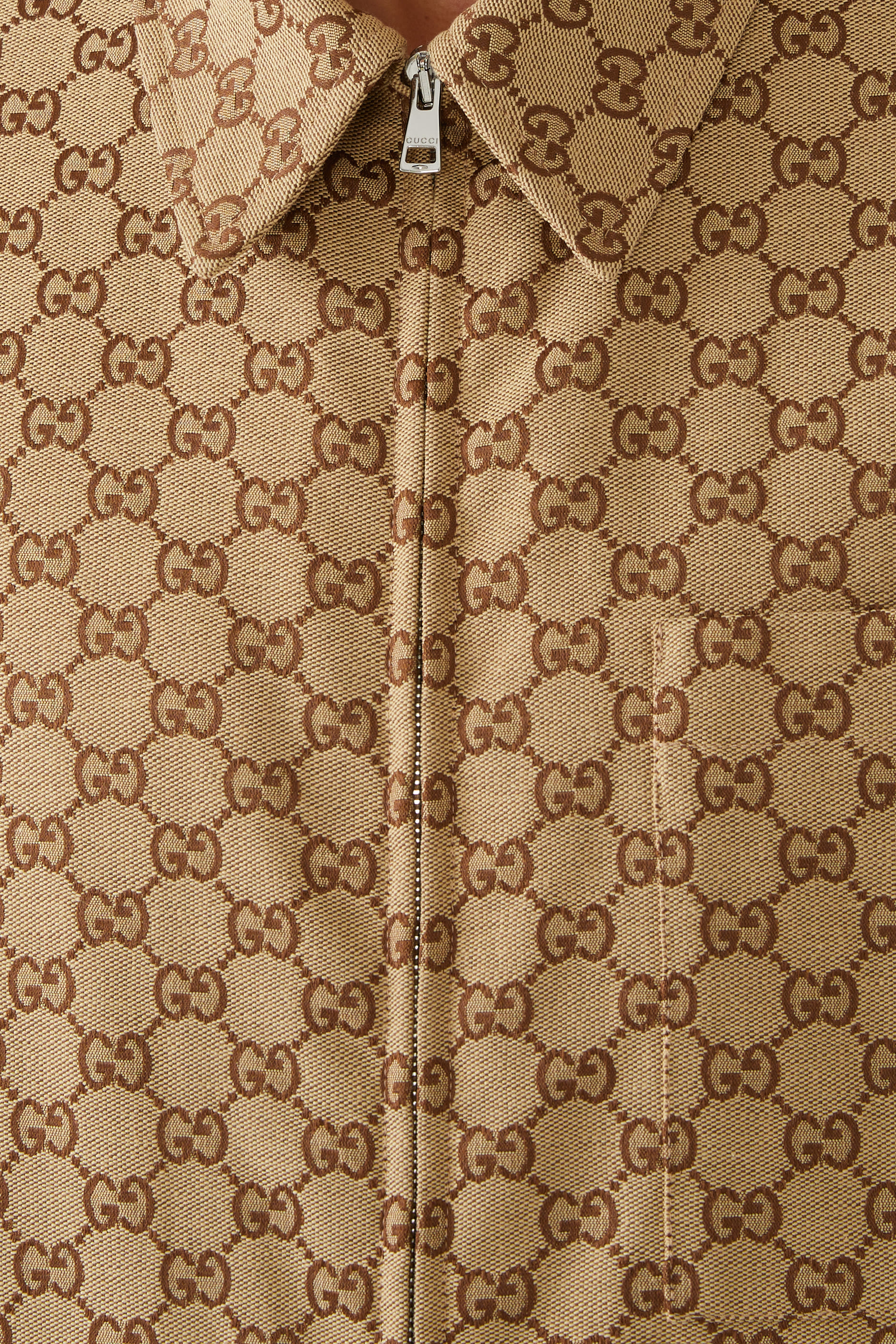 سترة بأكمام طويلة قماش قنب بشعار الماركة