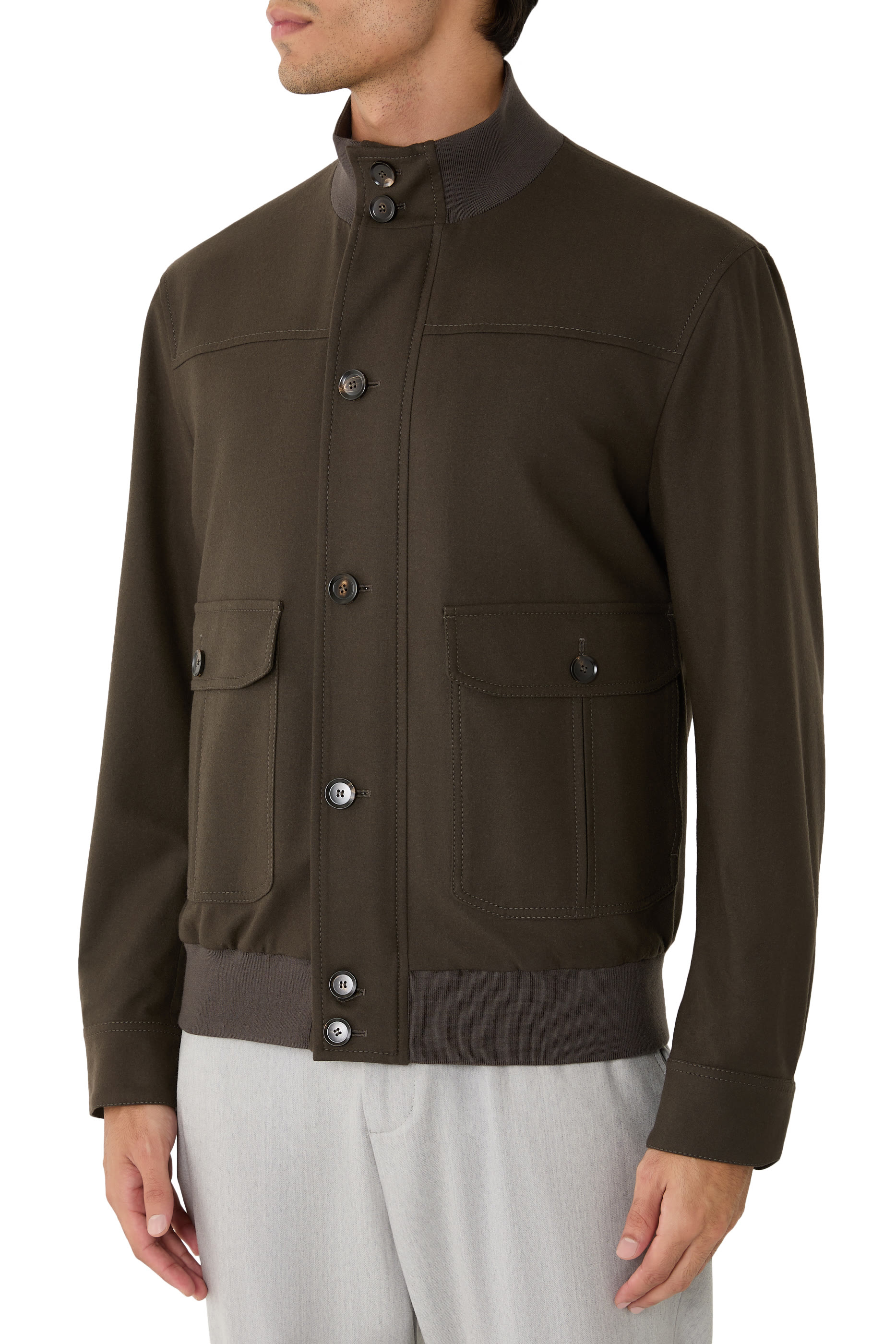 جاكيت 75 كتان معالج