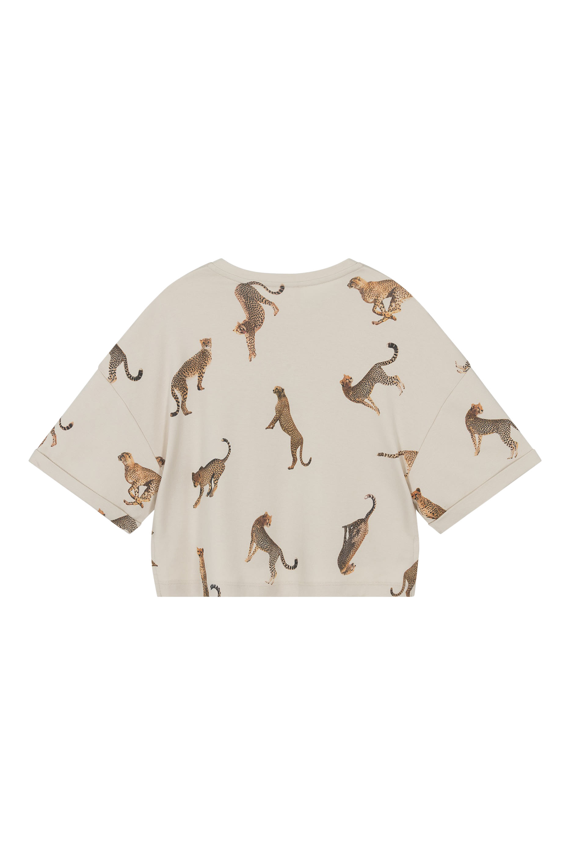 تيشيرت بشعار الماركة ونقشة غرافيكية للأطفال