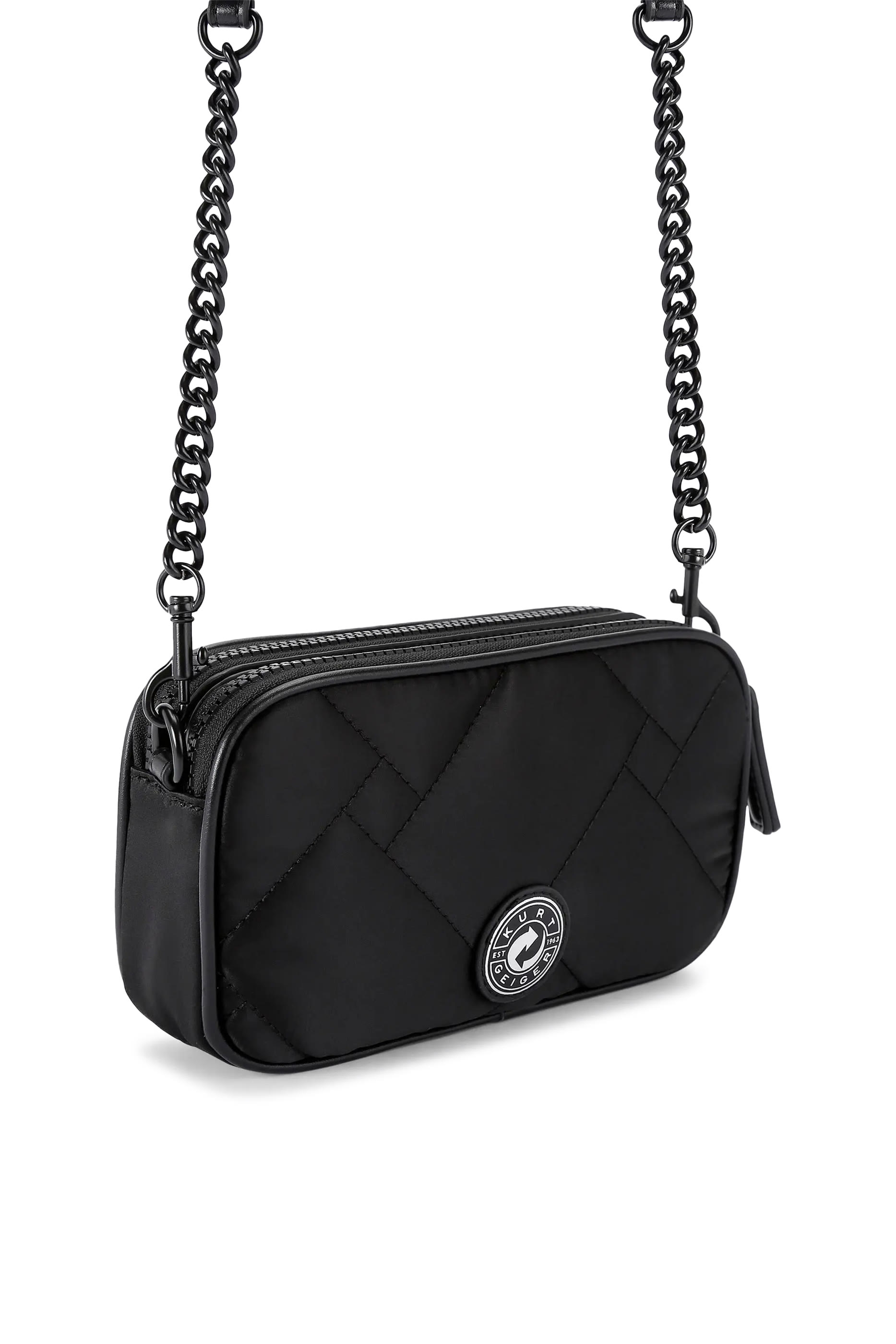 حقيبة كاميرا صغيرة بسحاب خامة معاد تدويرها