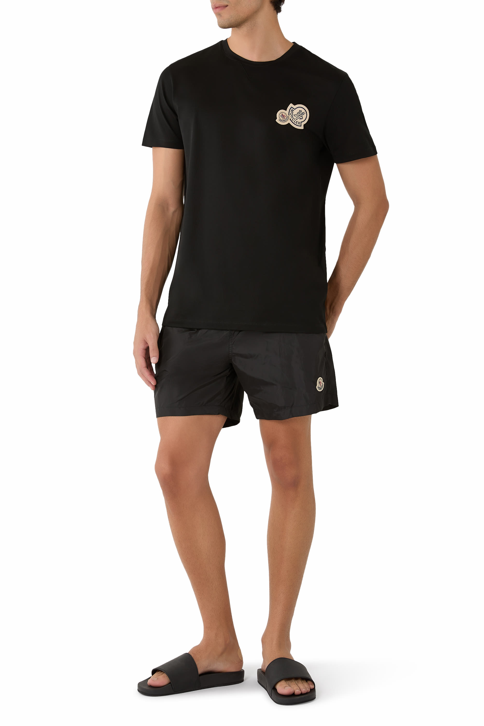 Logo Patch Swim Shorts