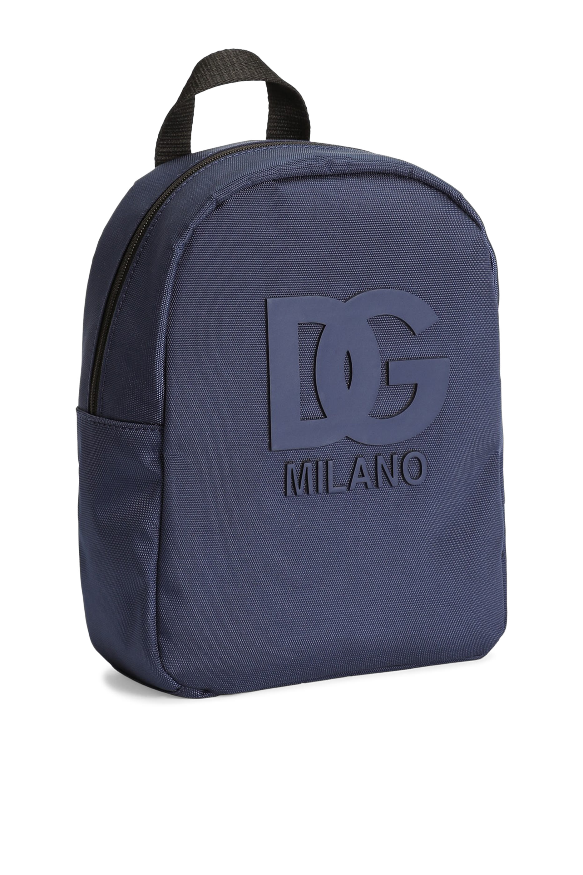 حقيبة ظهر برقعة مطاطية بحرفي شعار الماركة نايلون للأطفال