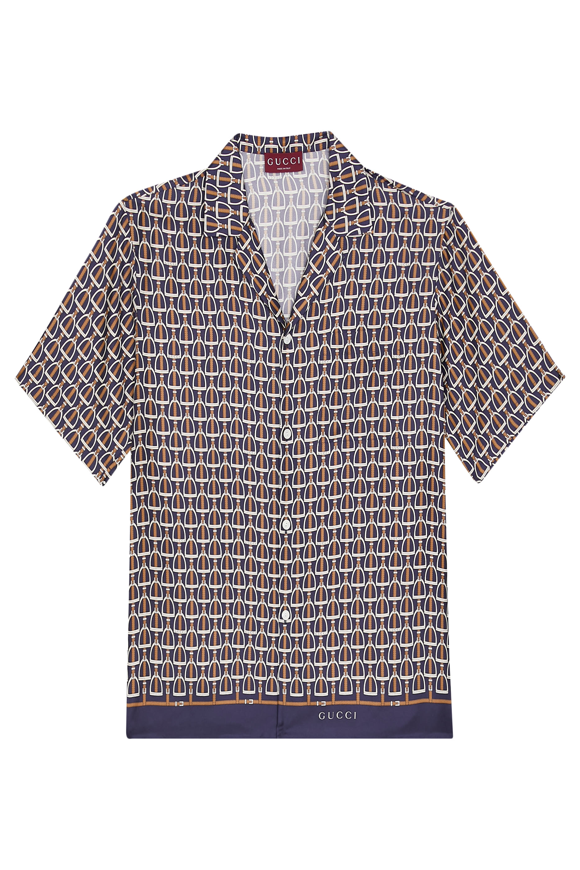 Printed Bowling Shirt 