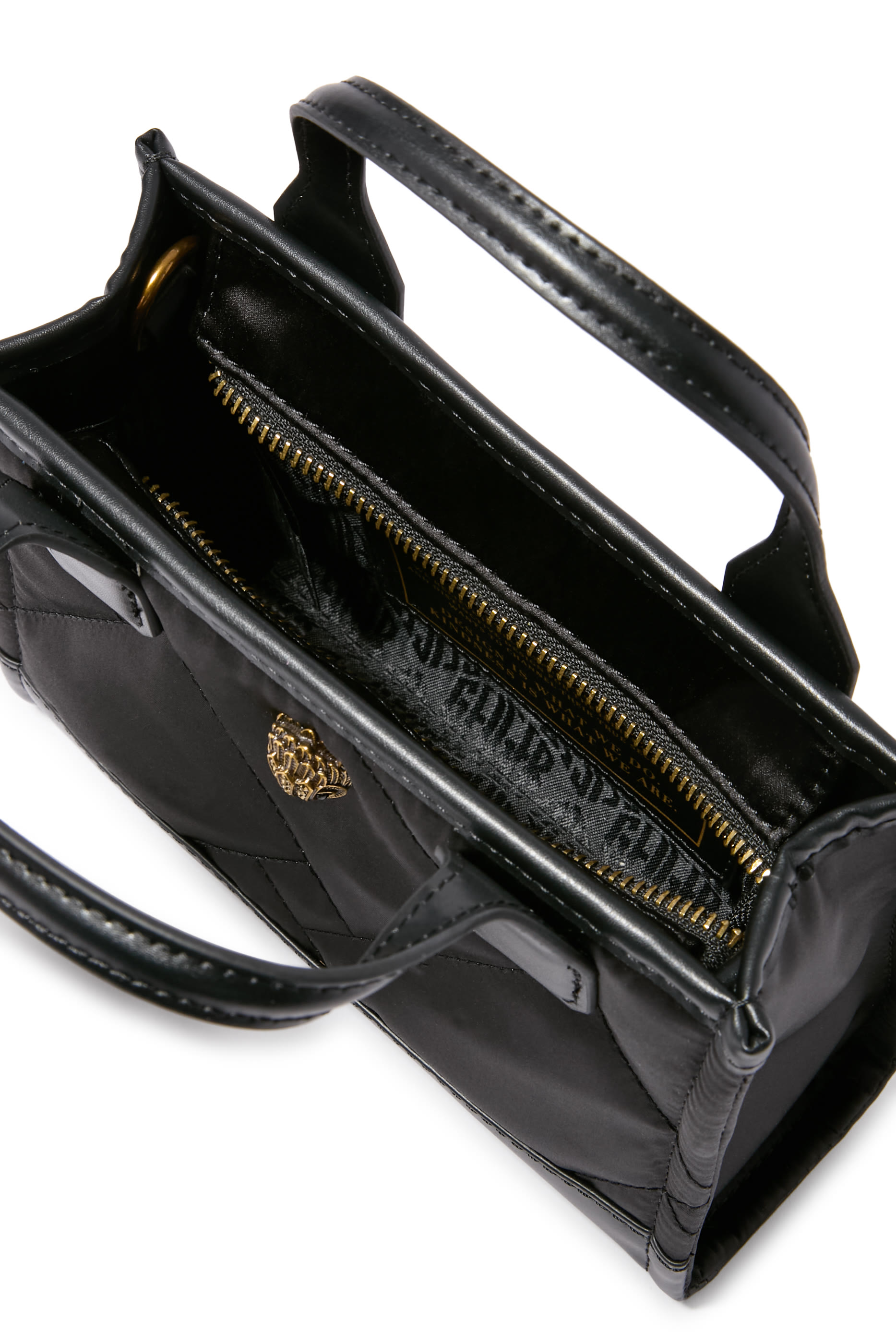 حقيبة يد بتصميم مربع مايكرو نايلون معاد تدويره