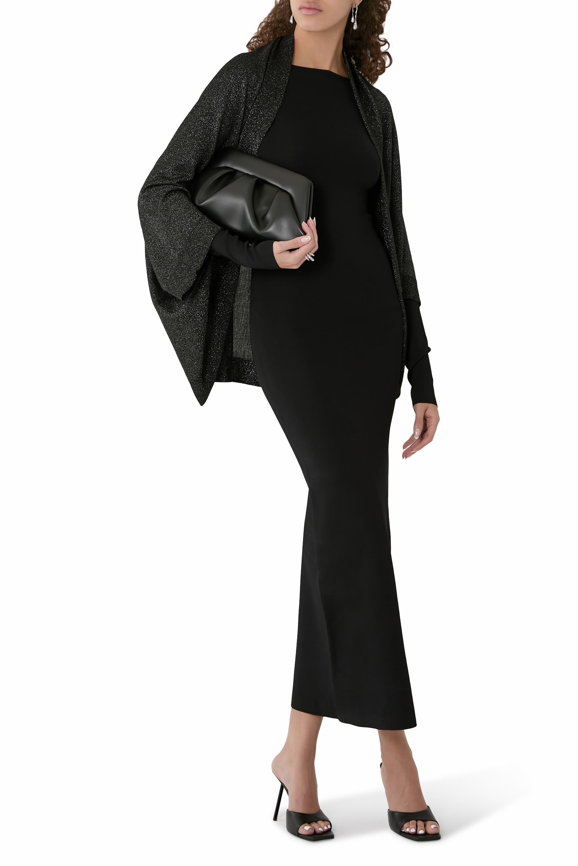 جاكيت مفتوح بقصة مريحة