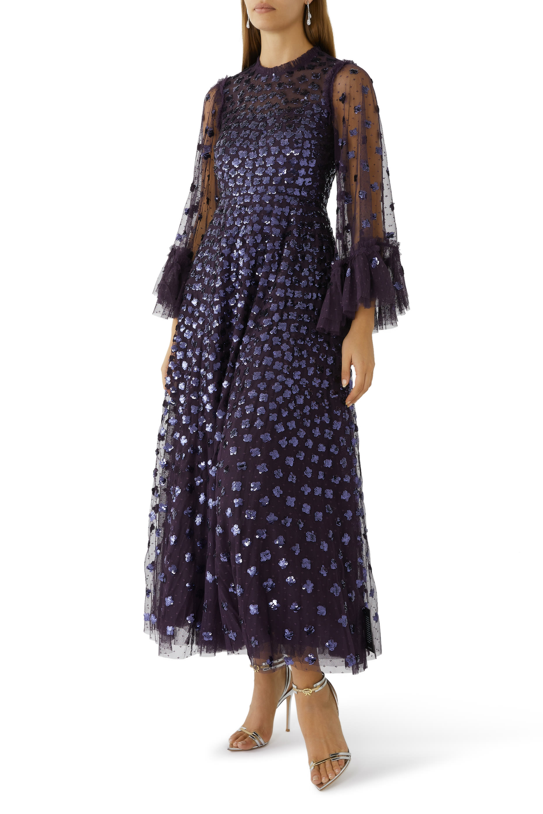 فستان سهرة غليستان بأكمام بطول الكاحل