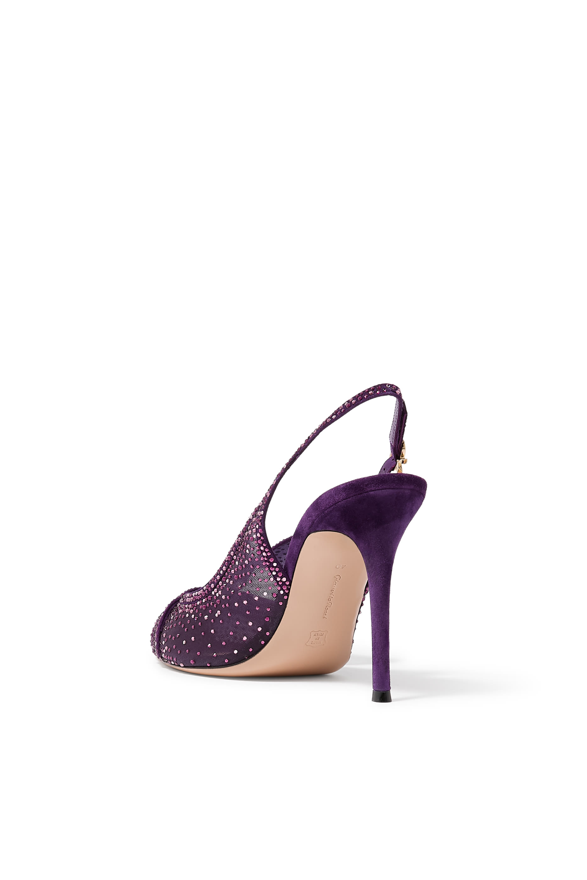 حذاء كلاسيكي 95 بسير خلفي مزين بفيونكة أورغانزا شمواه