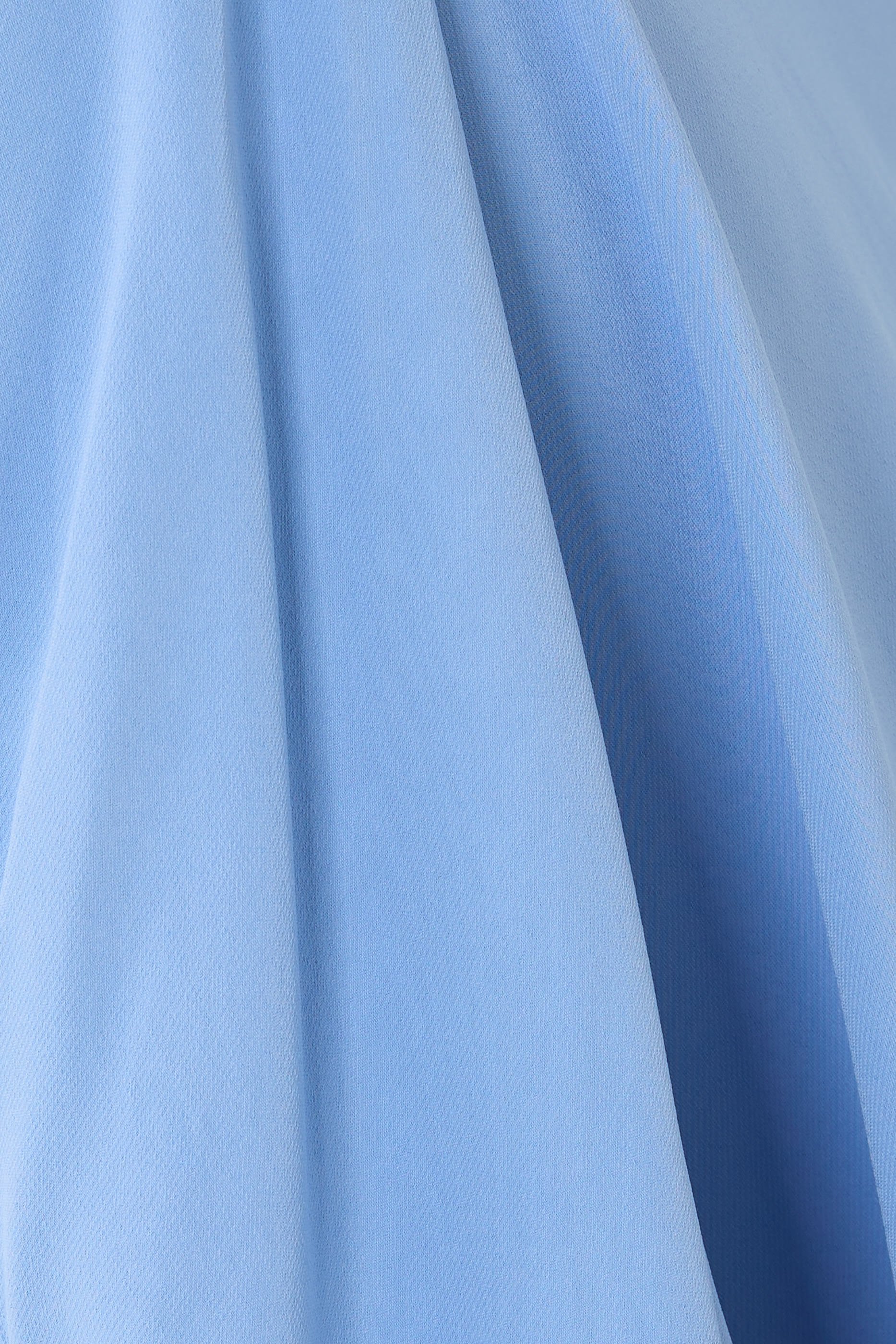 فستان ريو بتصميم غير متماثل درابيه وقصة متوسطة الطول