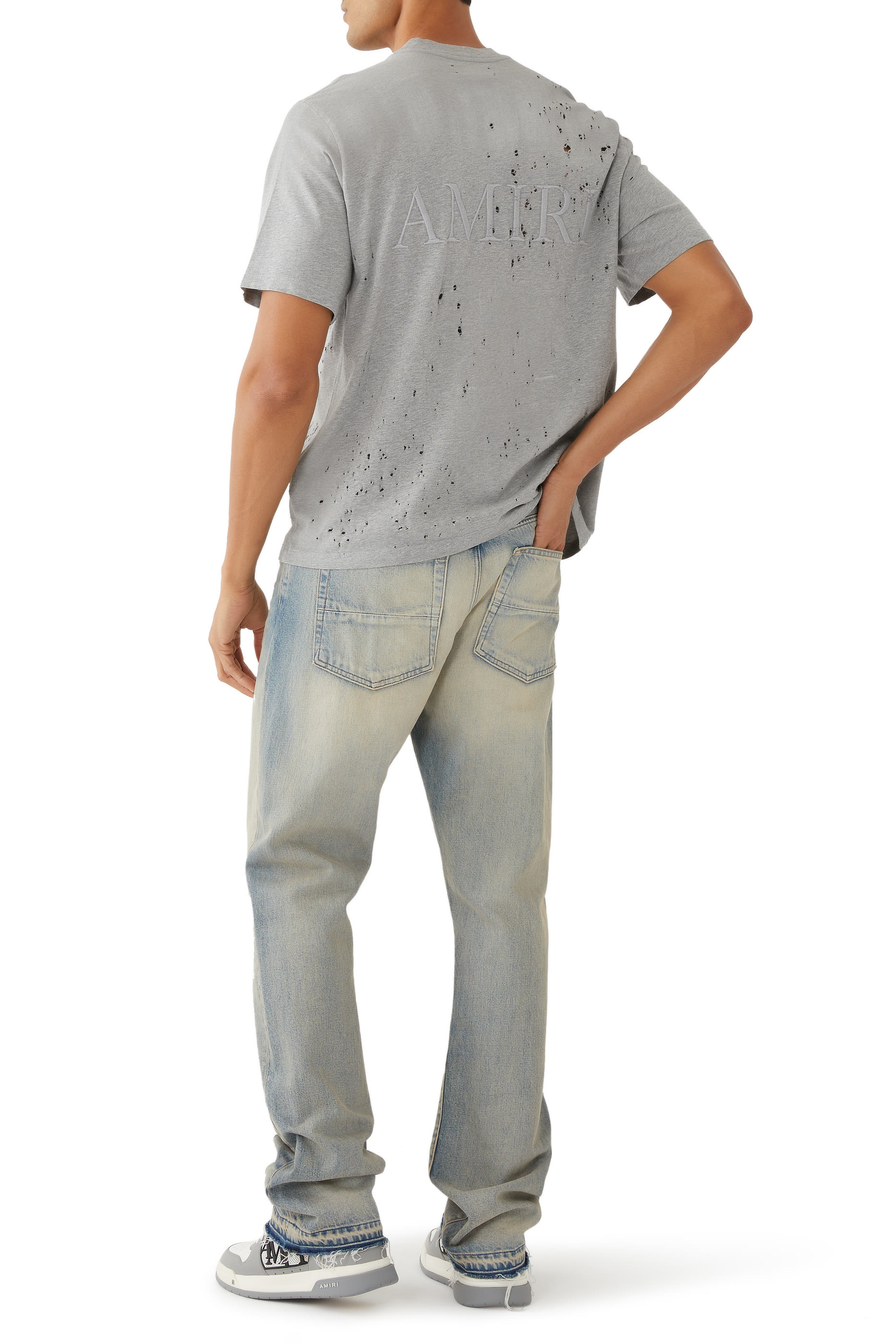 تيشيرت شوت غان بشعار الماركة المطرز