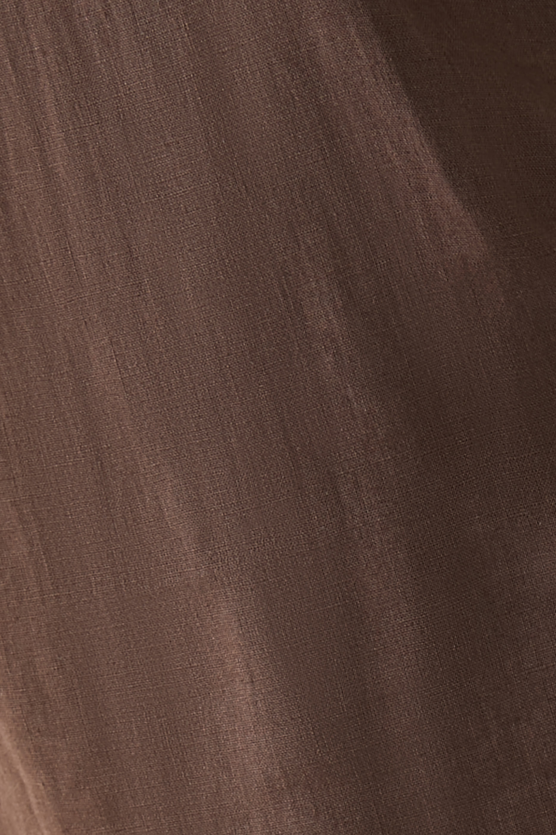 فستان مالو كتان متوسط الطول