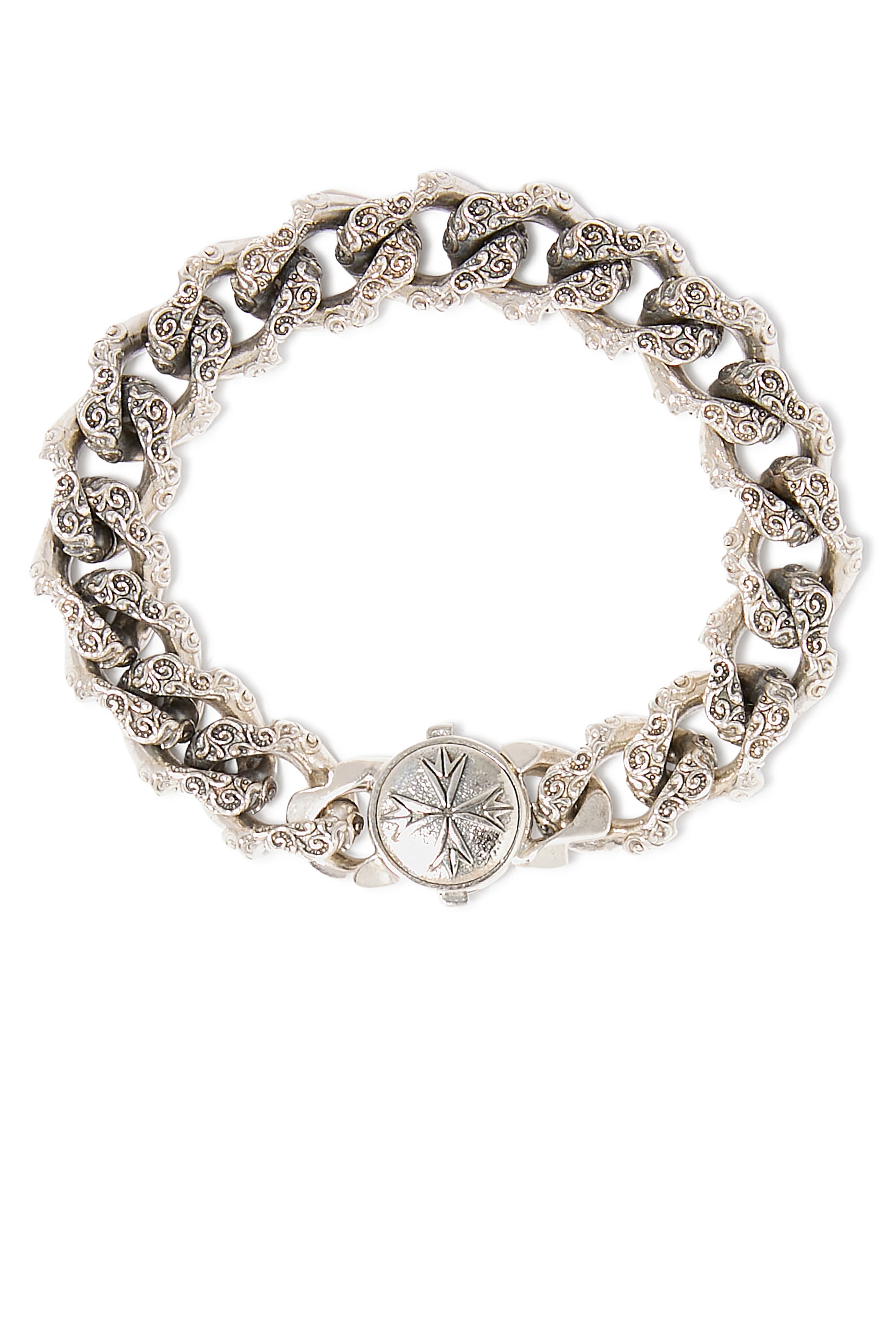 سوار فلوريش بتصميم سلسلة، فضة إسترلينية