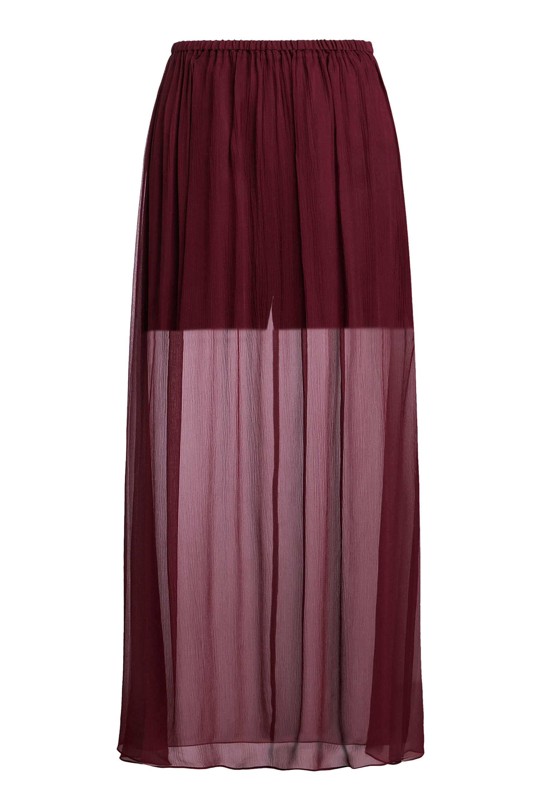 تنورة شيفون حرير