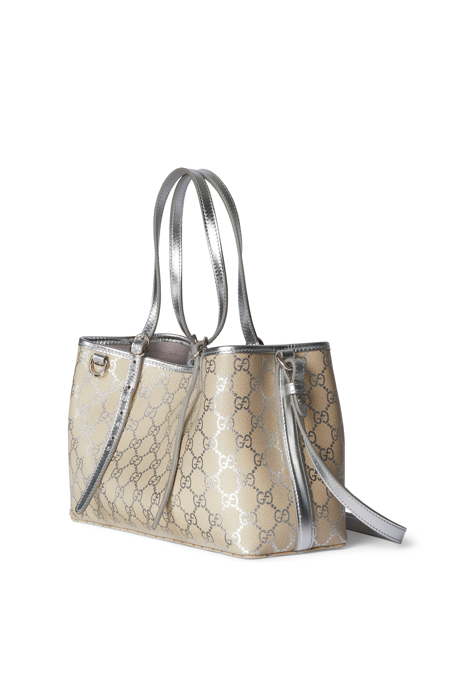 حقيبة يد متوسطة بشعار الماركة