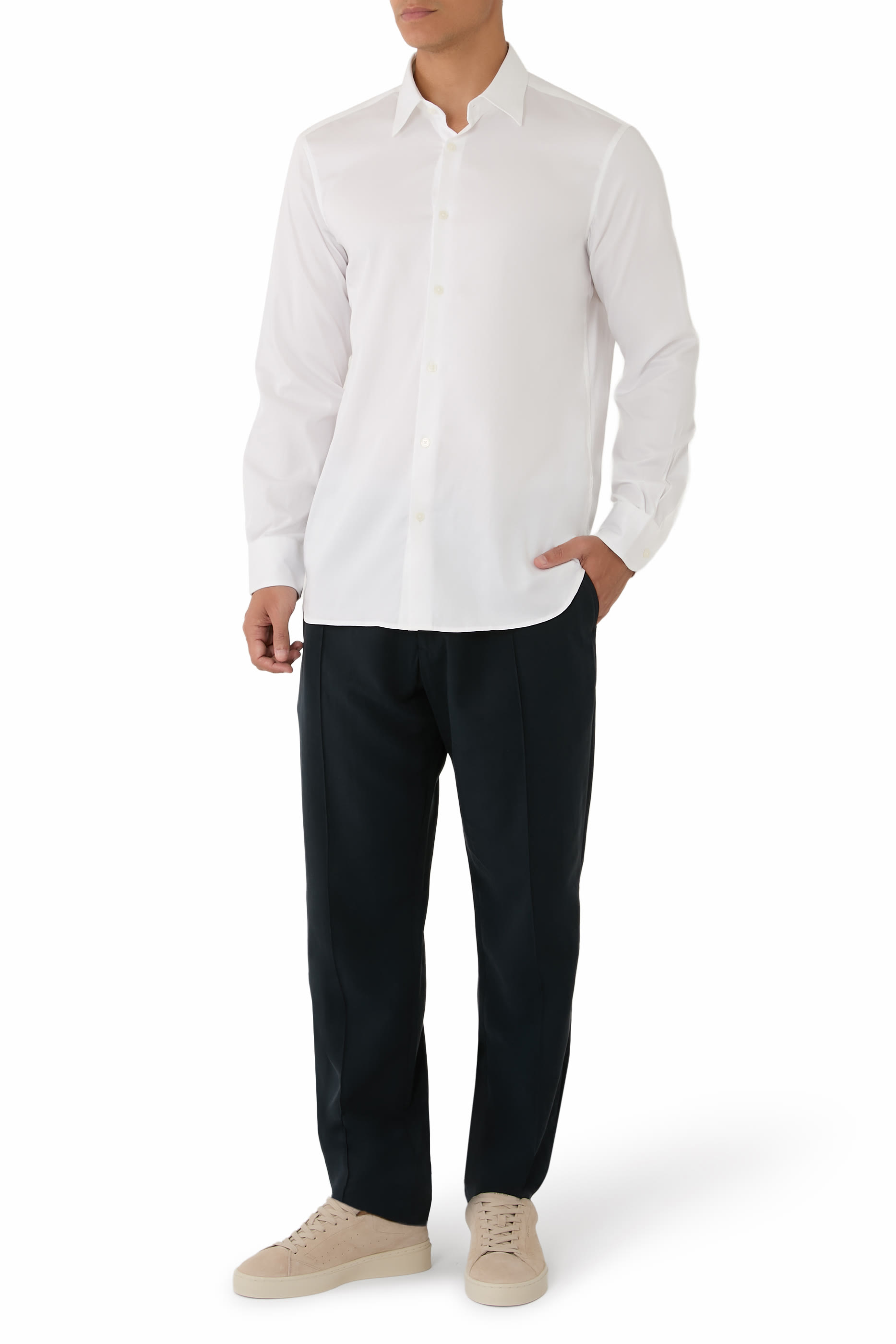 بنطال بقصة ساق مستقيمة