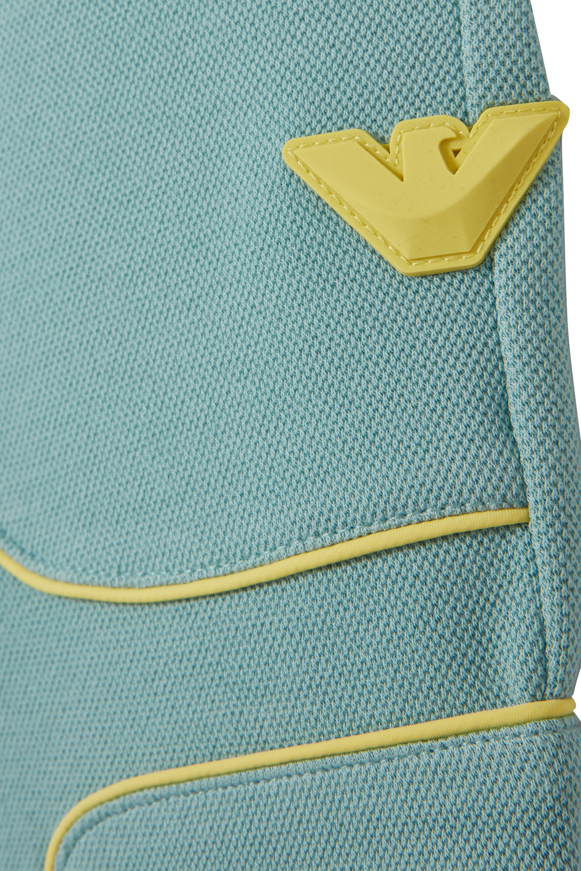 بنطال بحواف مزين بشعار الماركة للأطفال