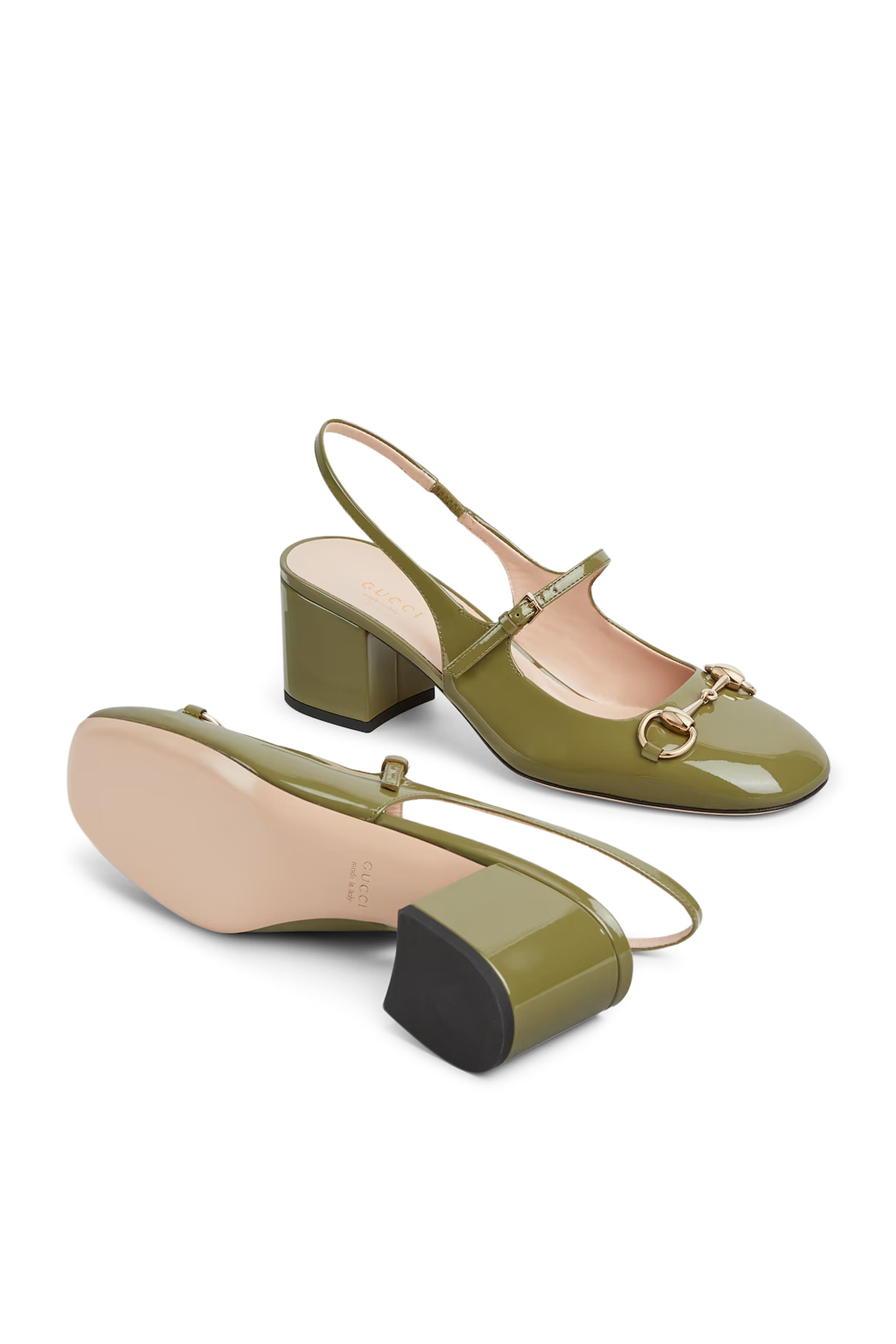 حذاء كلاسيكي 55 بحلية شعار الماركة