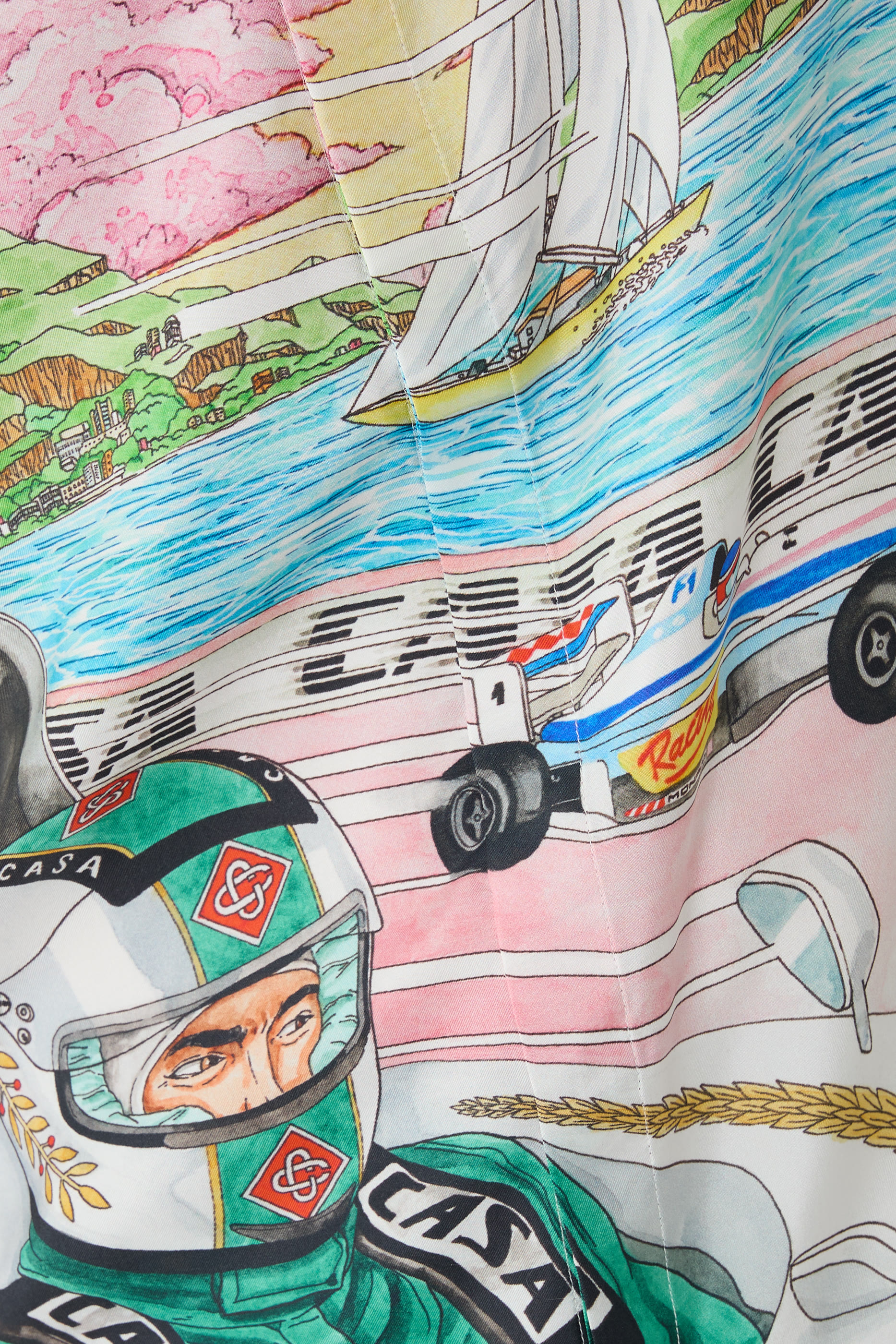 The Art of Racing Long Sleeve Silk Shirt