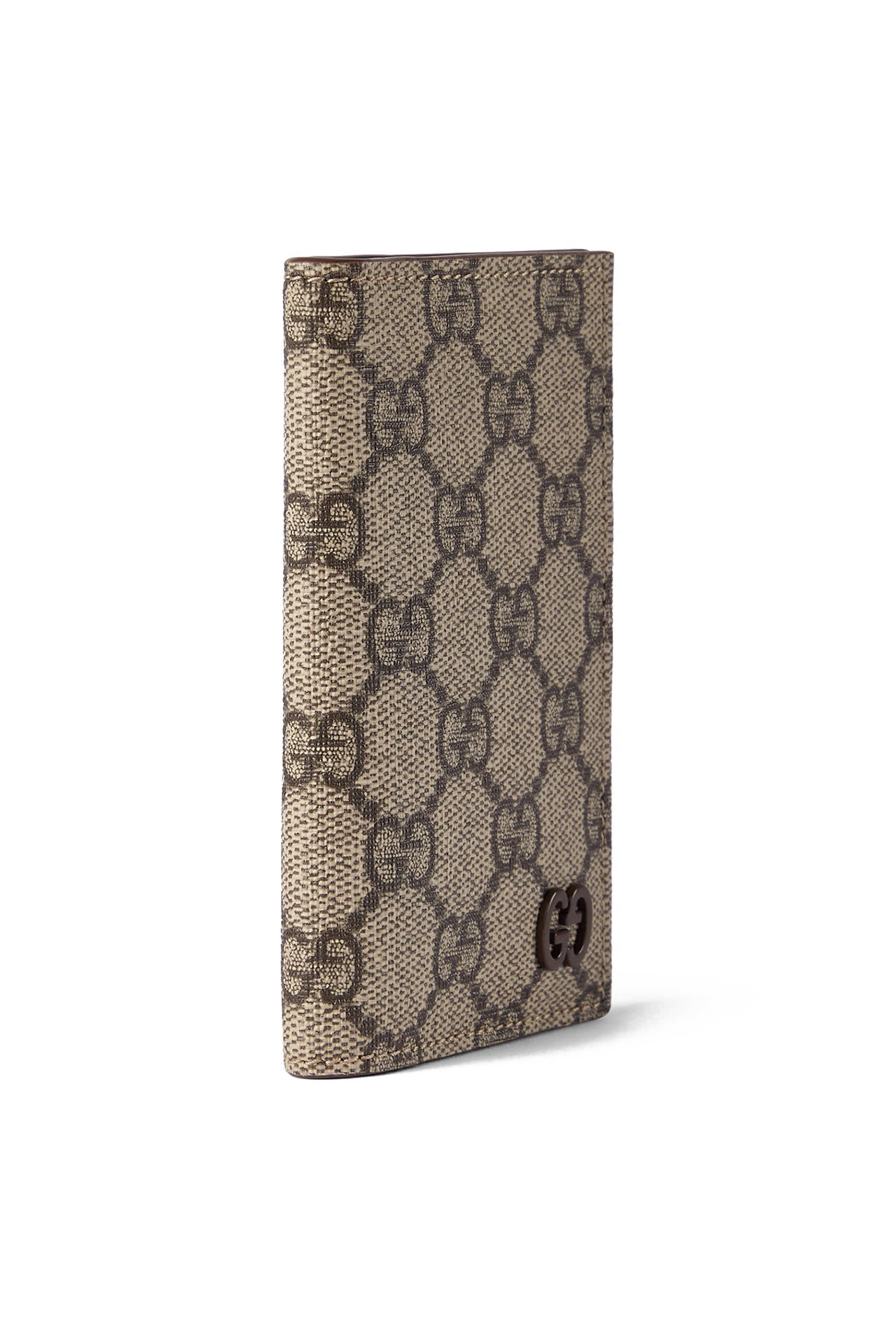 حافظة بطاقات بتصميم مستطيل بحرفي شعار الماركة