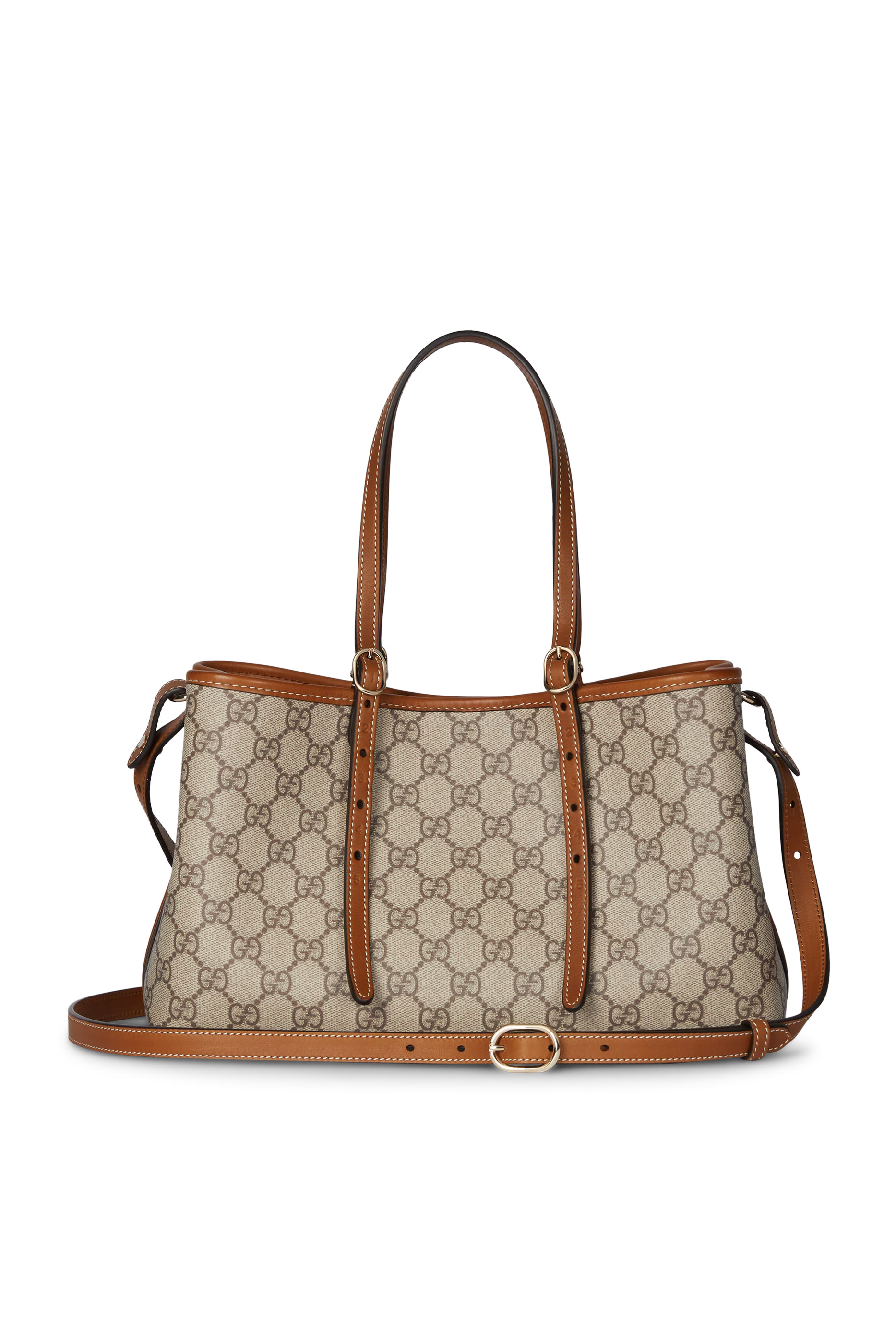 حقيبة يد صغيرة بنقشة حرفي شعار الماركة