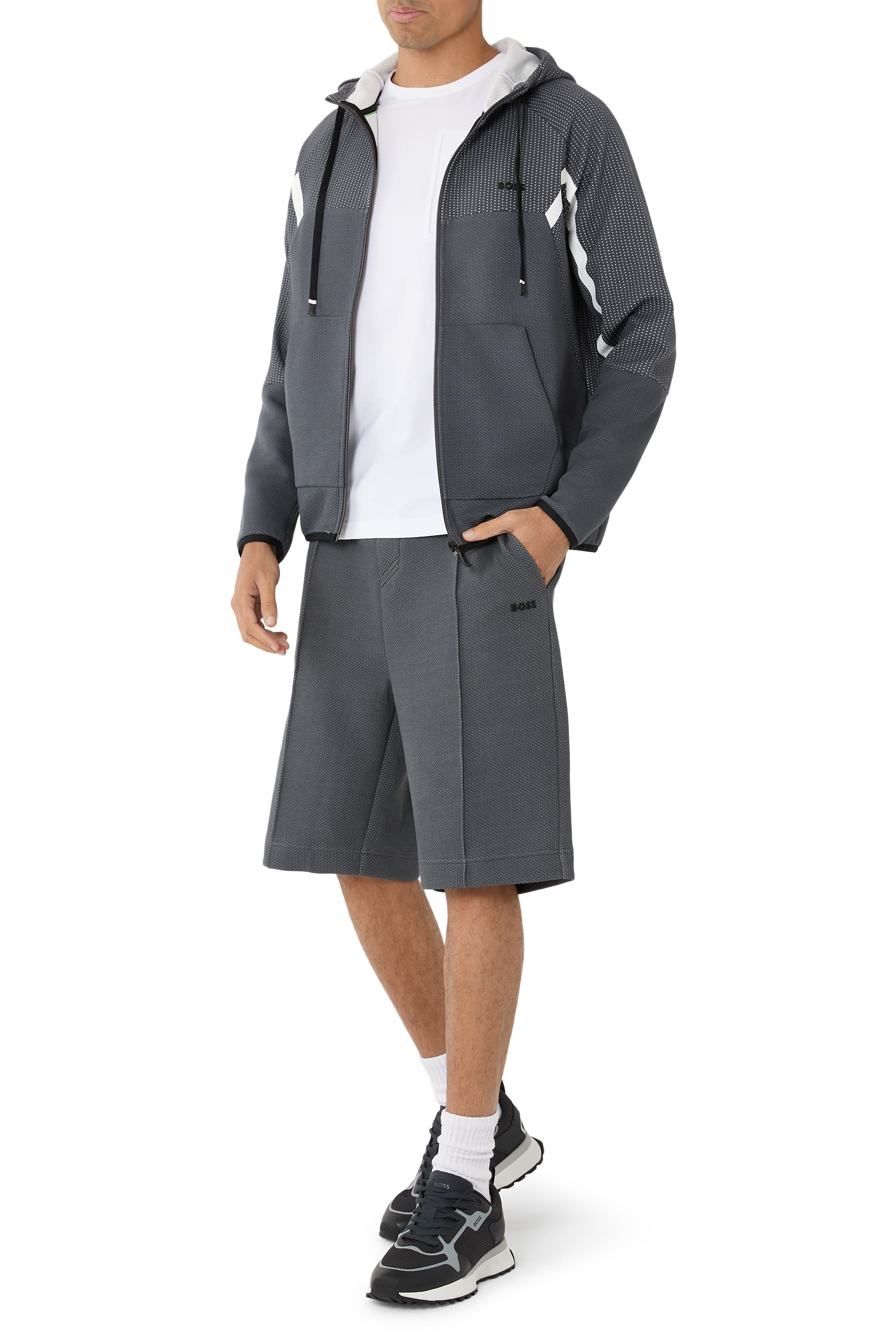 هودي مبطن بقصة عادية وسحاب جاكار للأطفال