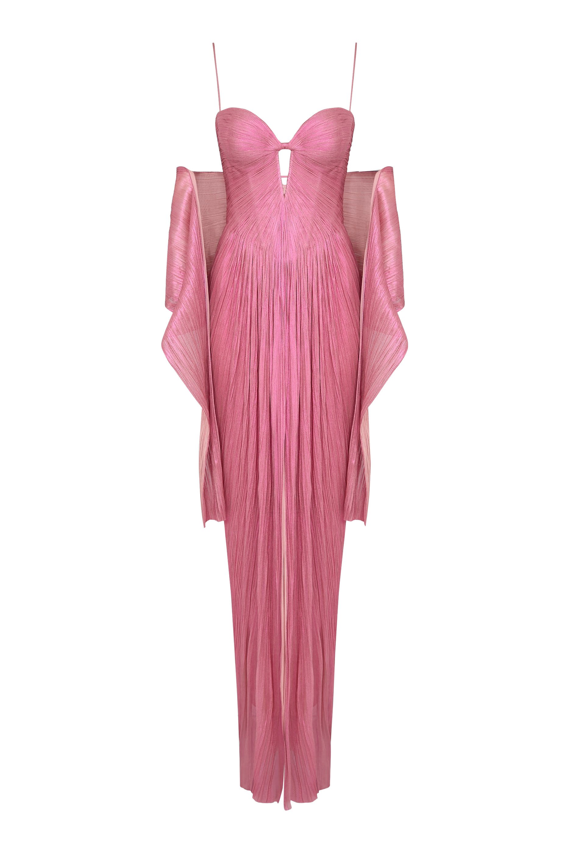 فستان سهرة بلا حمالات