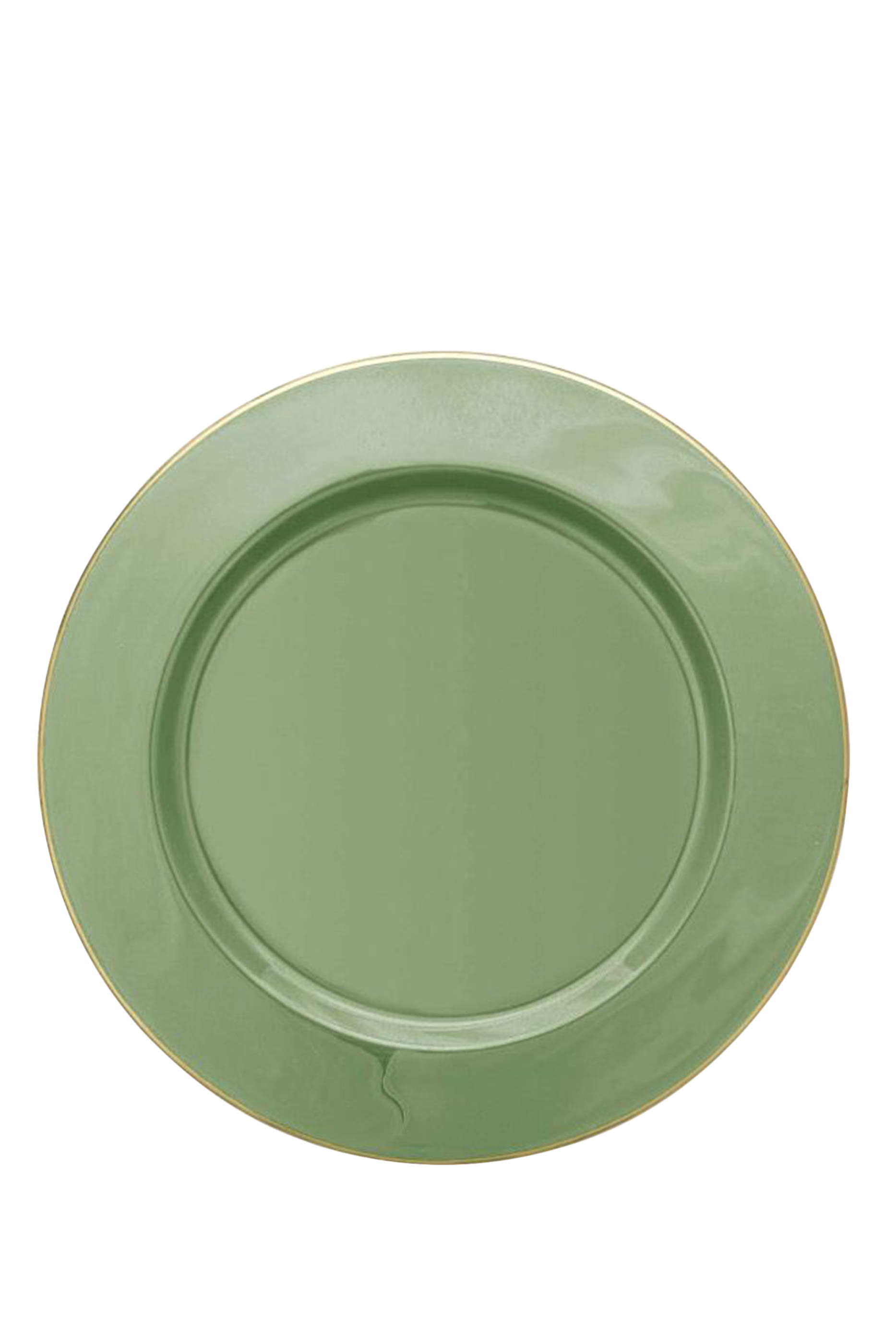 طبق معدني مستدير