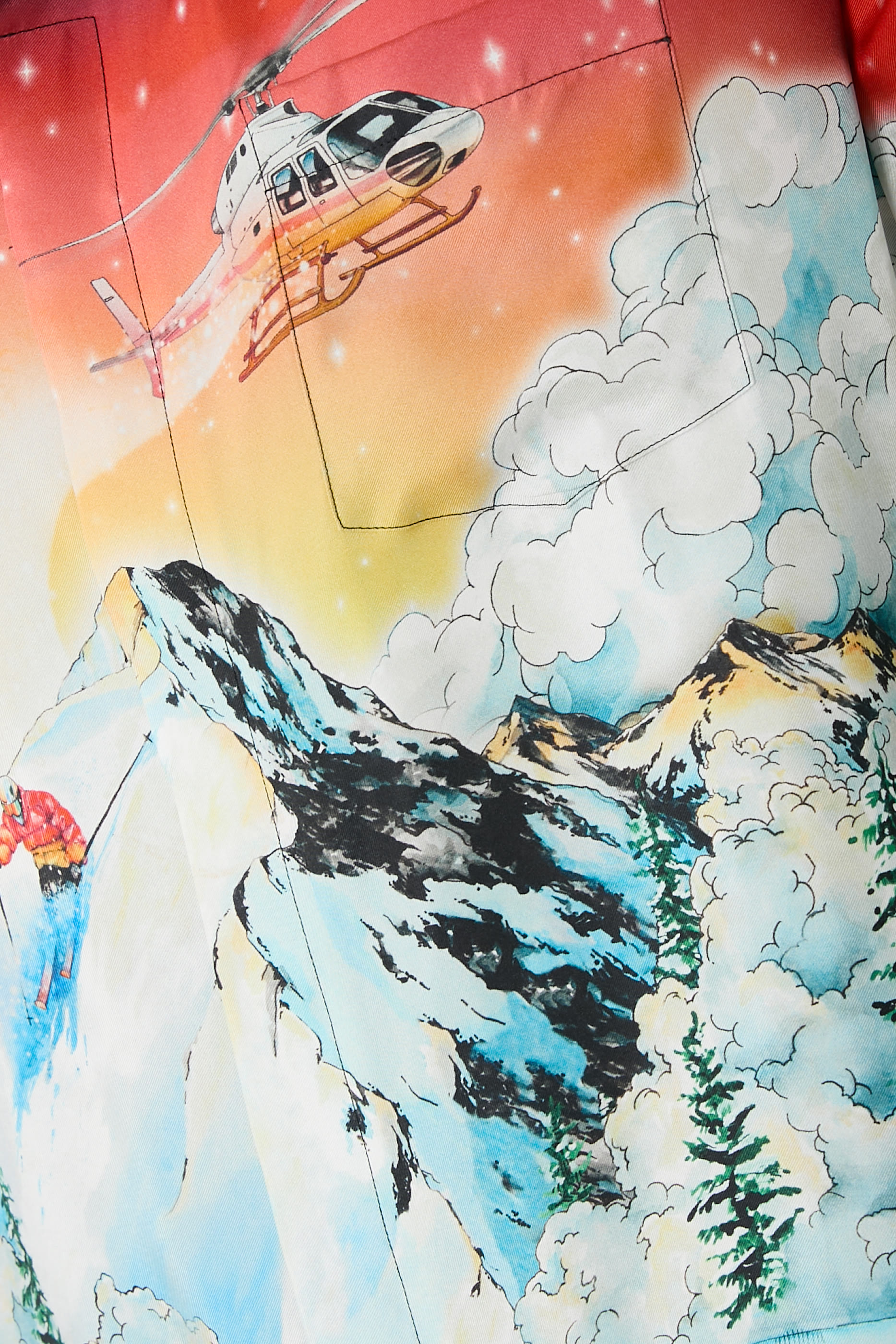 قميص سكاي ليك حرير