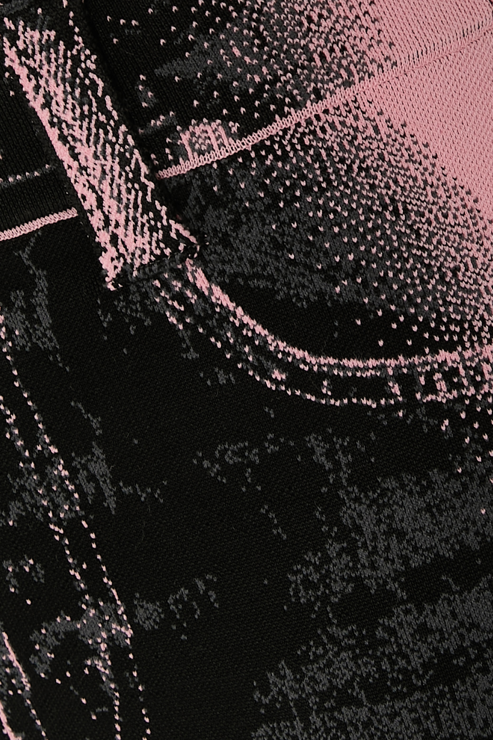 تنورة ليلي طويلة بحافة مموجة دنيم