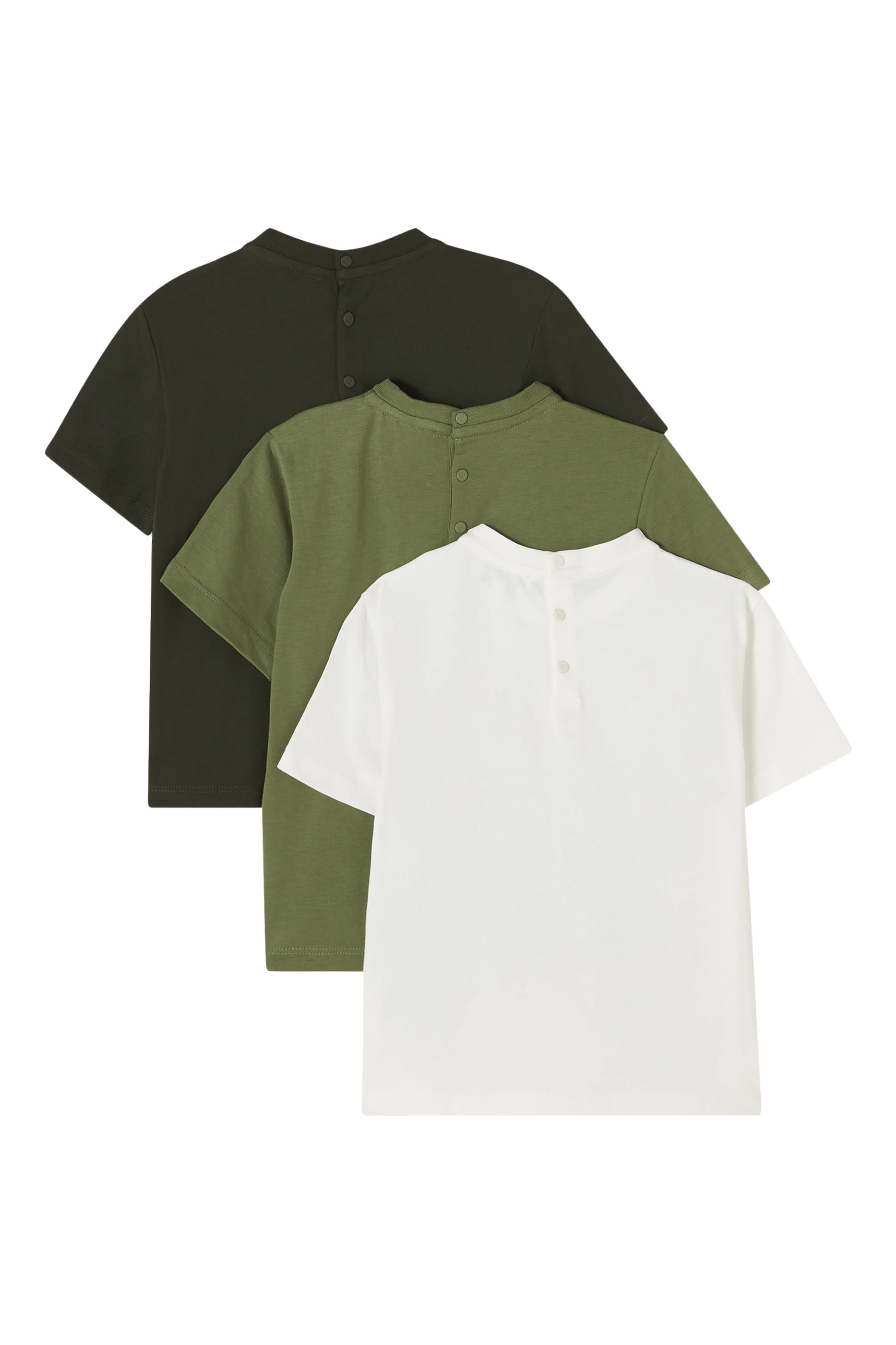 طقم تيشيرت قطن، ثلاث قطع للرضع