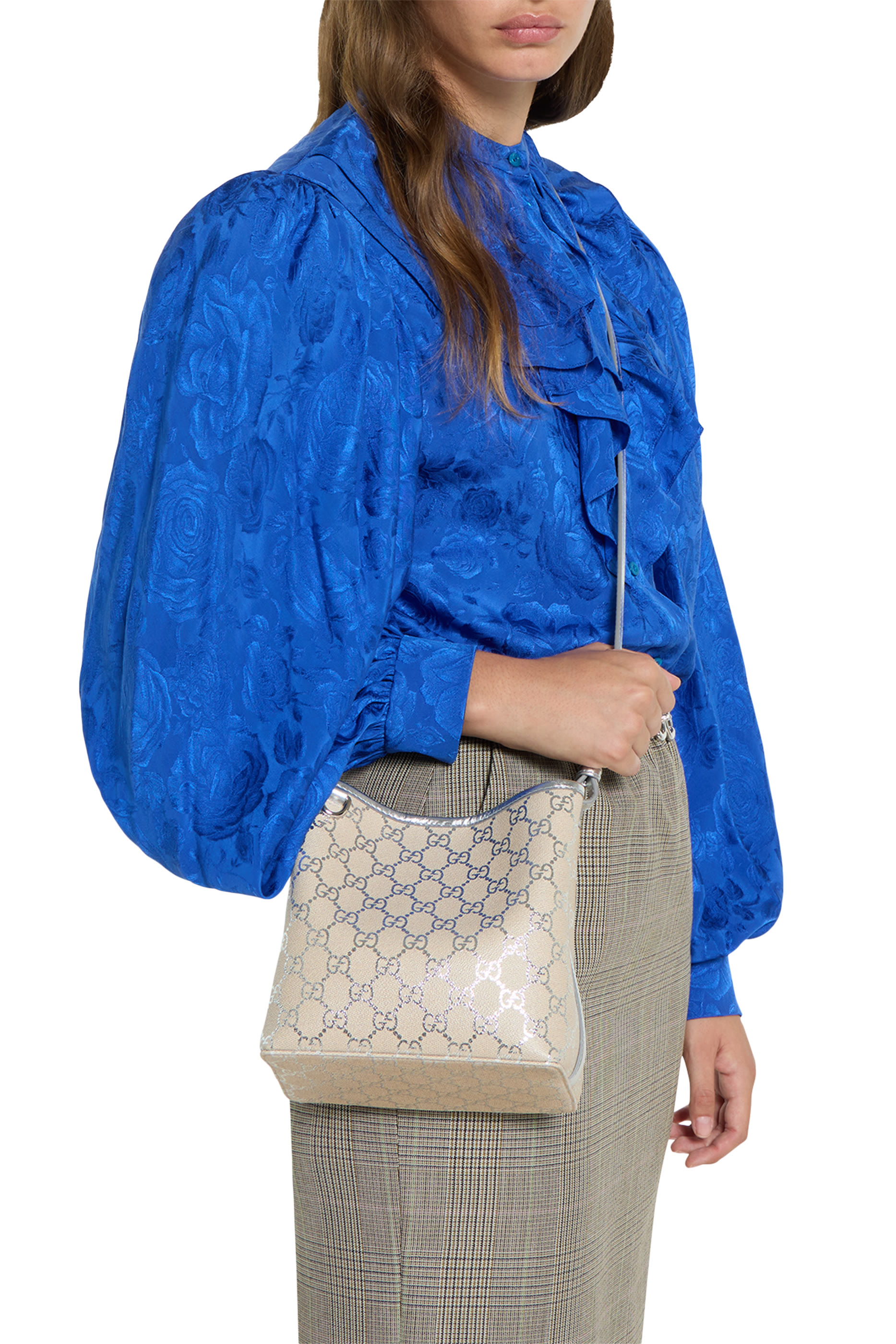 حقيبة باكيت صغيرة بشعار الماركة