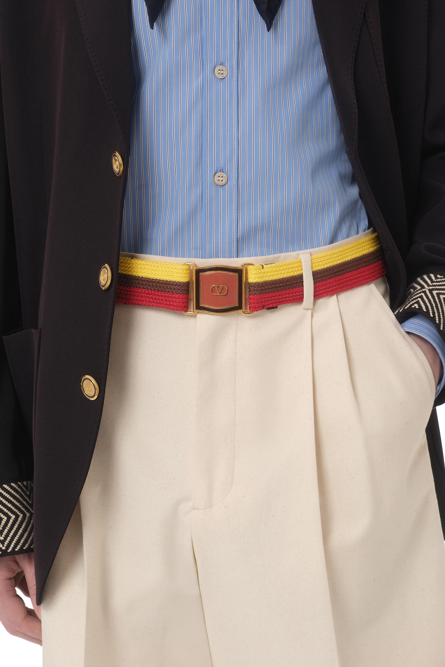 VLogo Signature Ribbon Belt