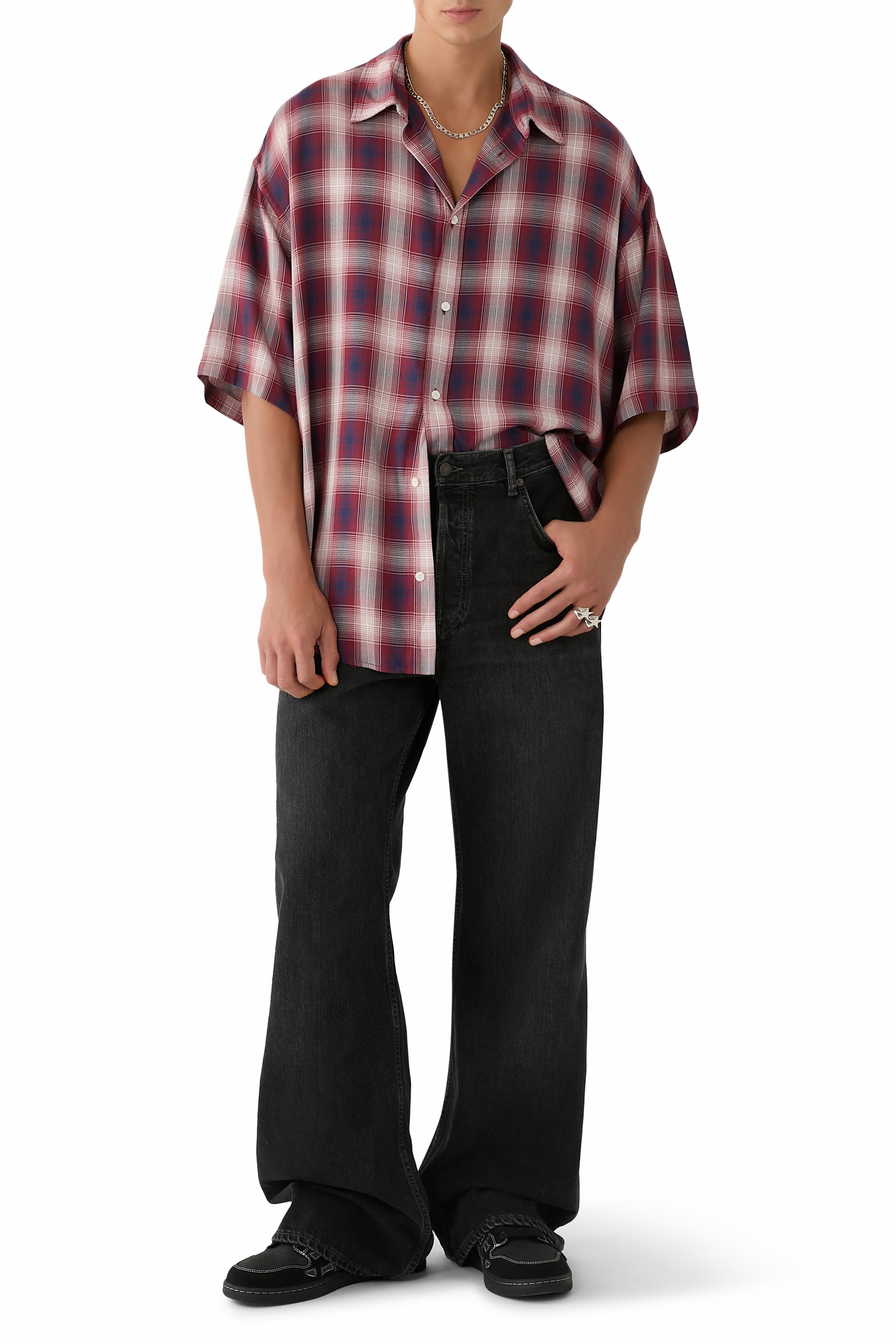 بنطال جينز 2021 ام بقصة واسعة