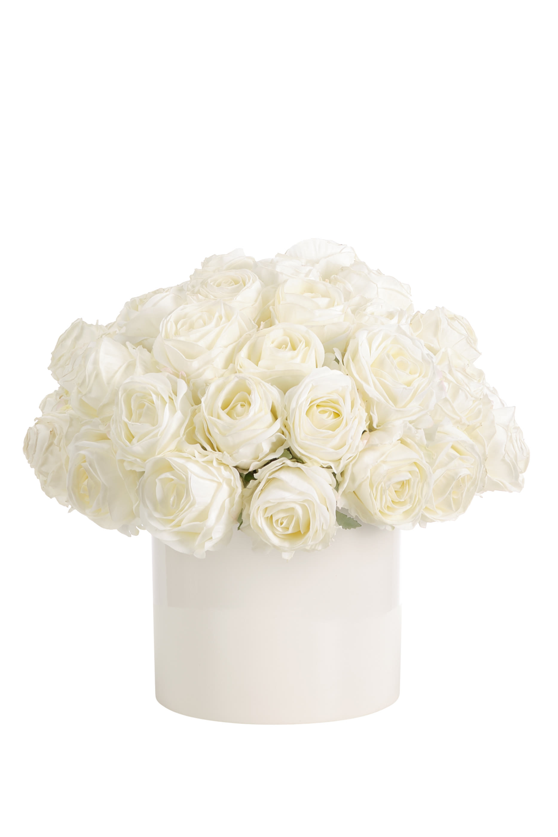 باقة ورود في وعاء سيراميك