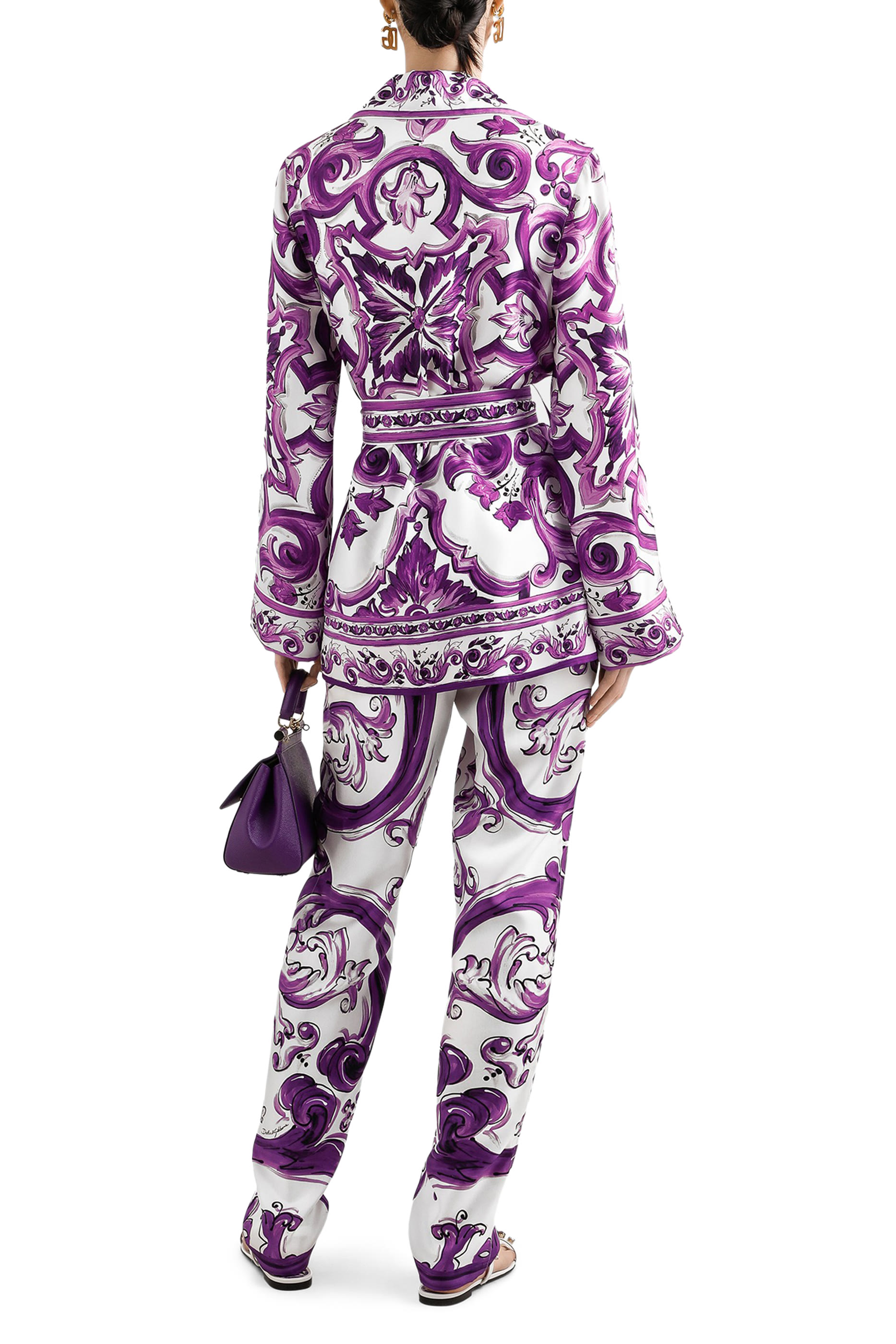 قميص بنقشة مايولكا تويل