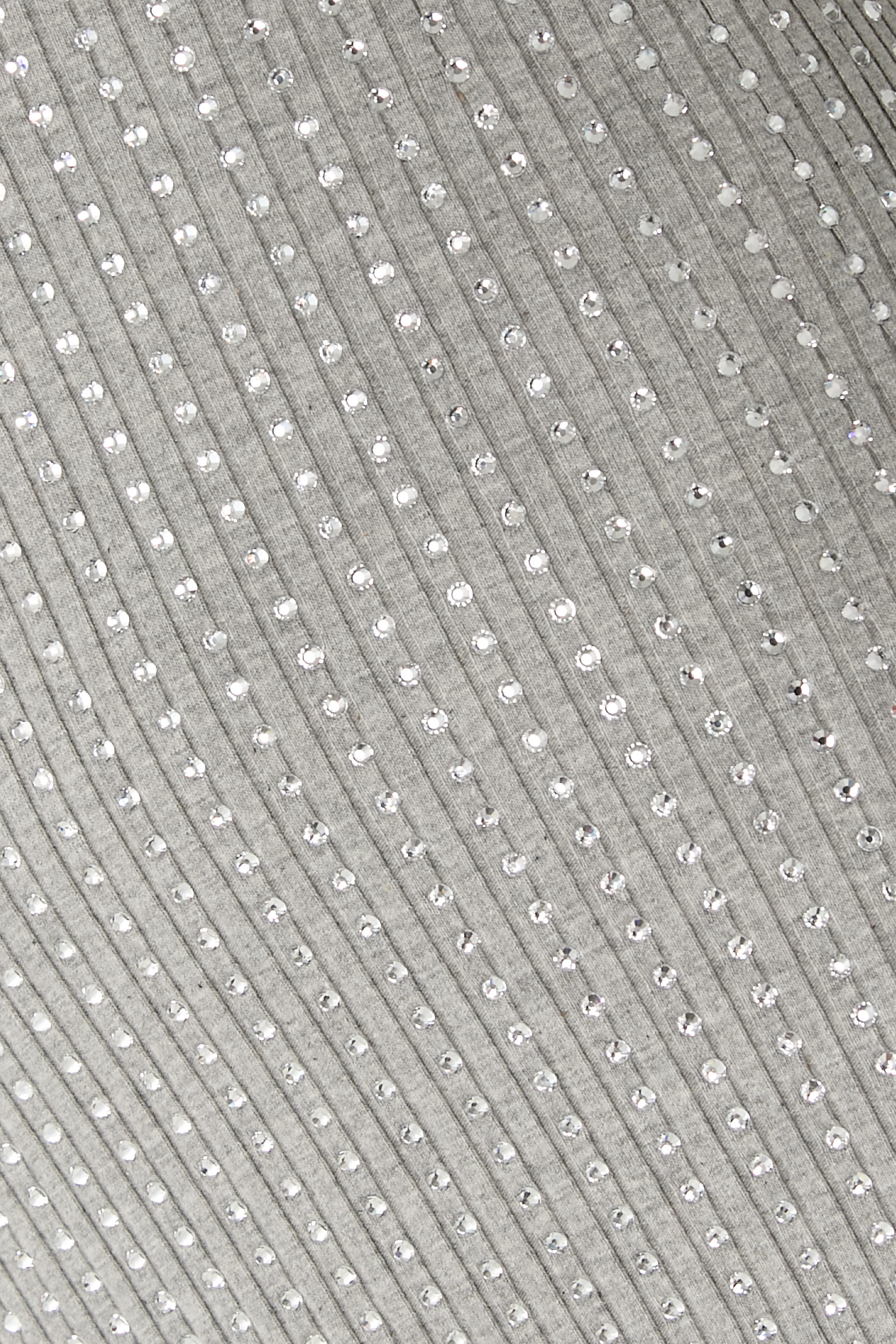 فستان قصير مزين بكريستال