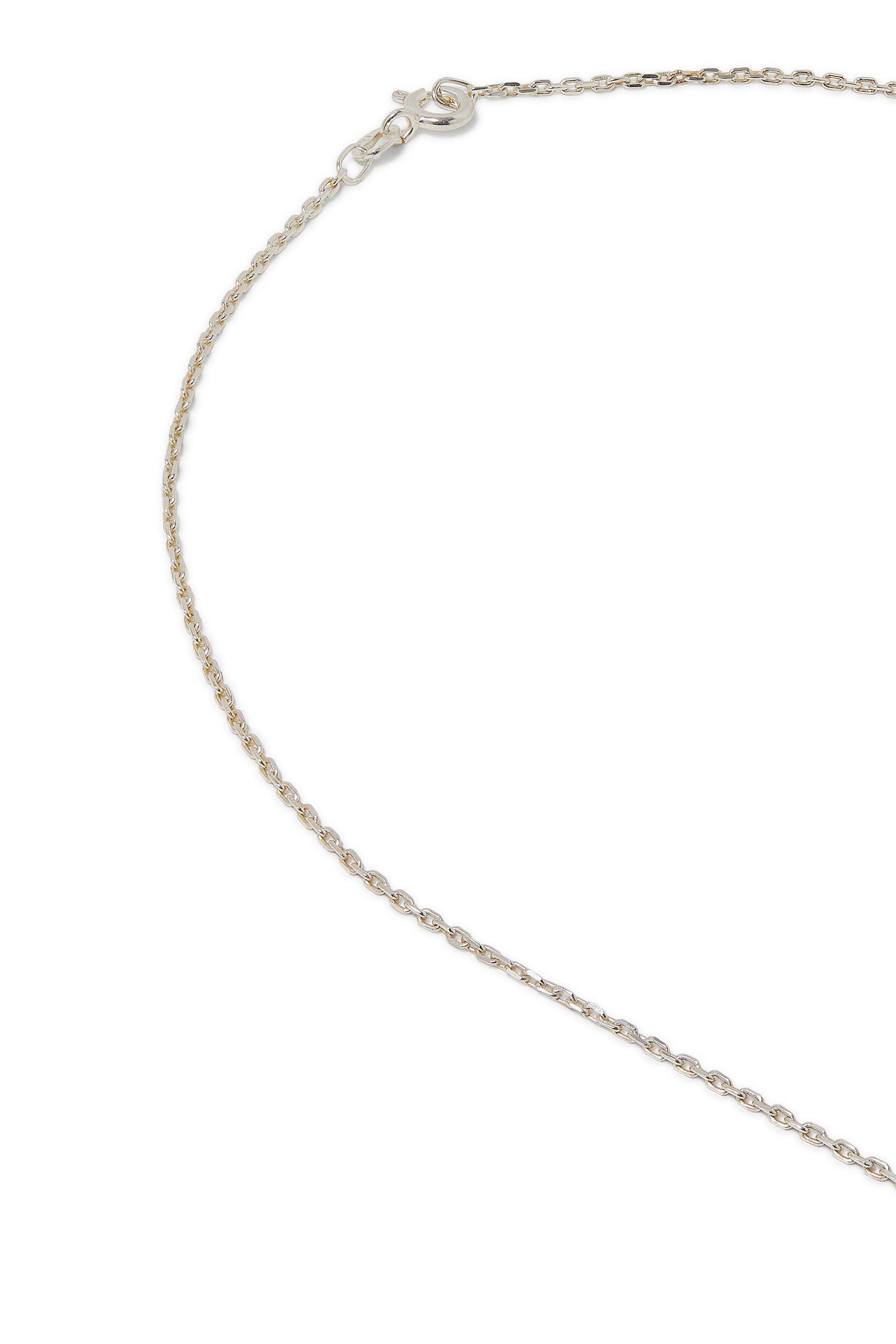 قلادة بدلاية حرف "خ" مطلية بالمينا فضة إسترلينية