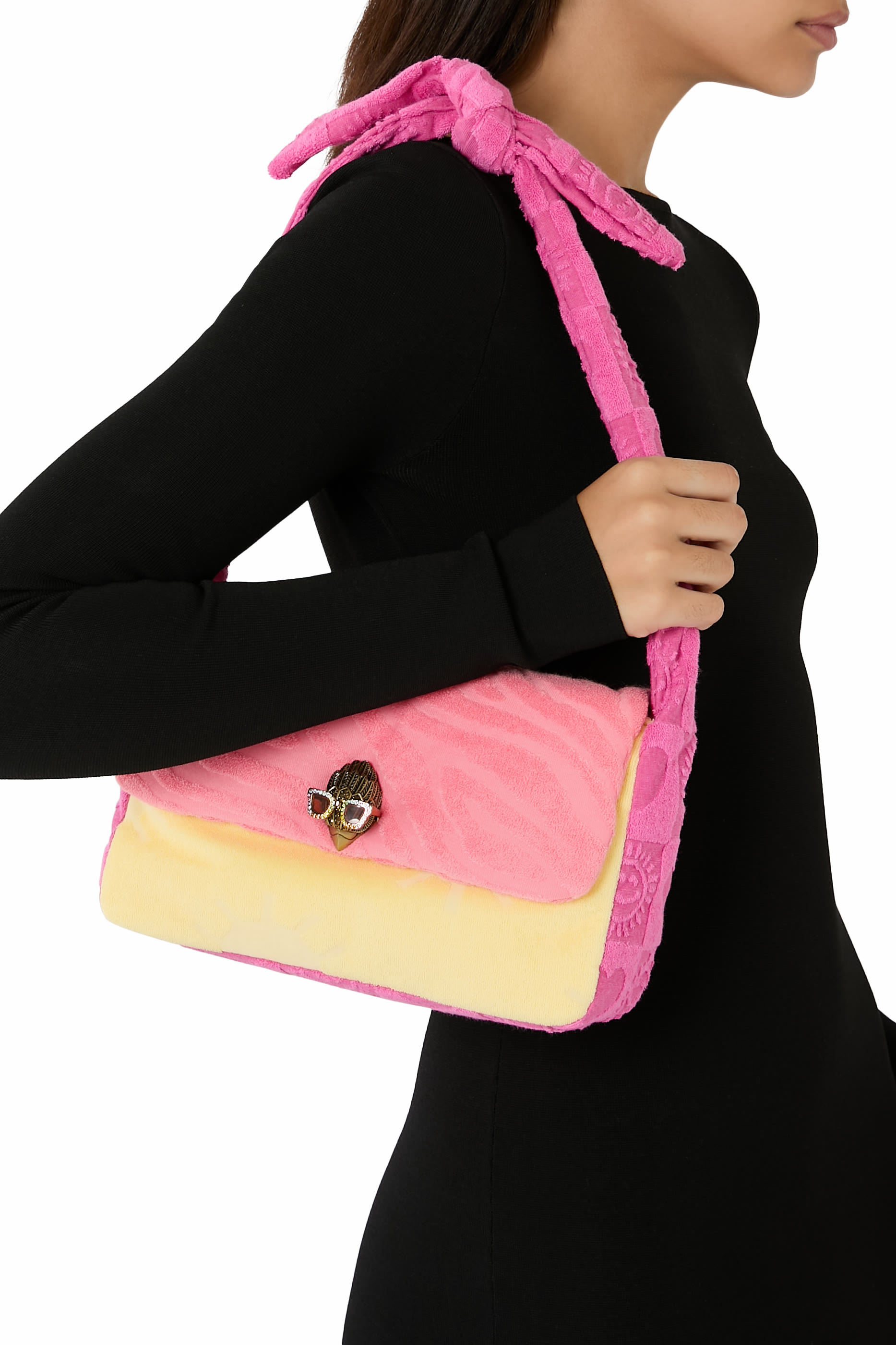 حقيبة كتف كنسنغتون بتفاصيل عقدة