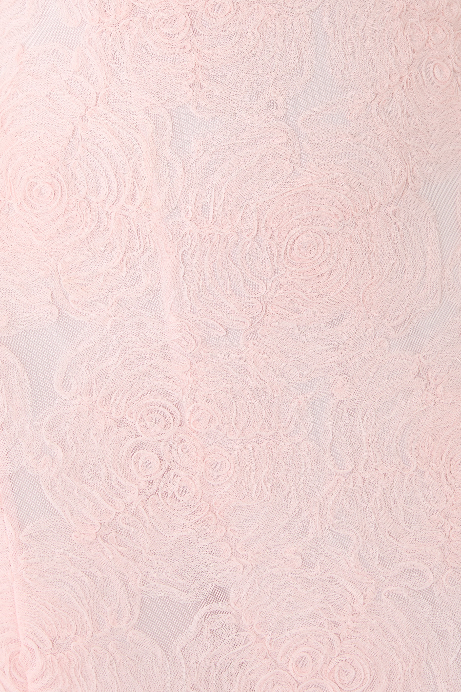 فستان طويل قماش شبكي