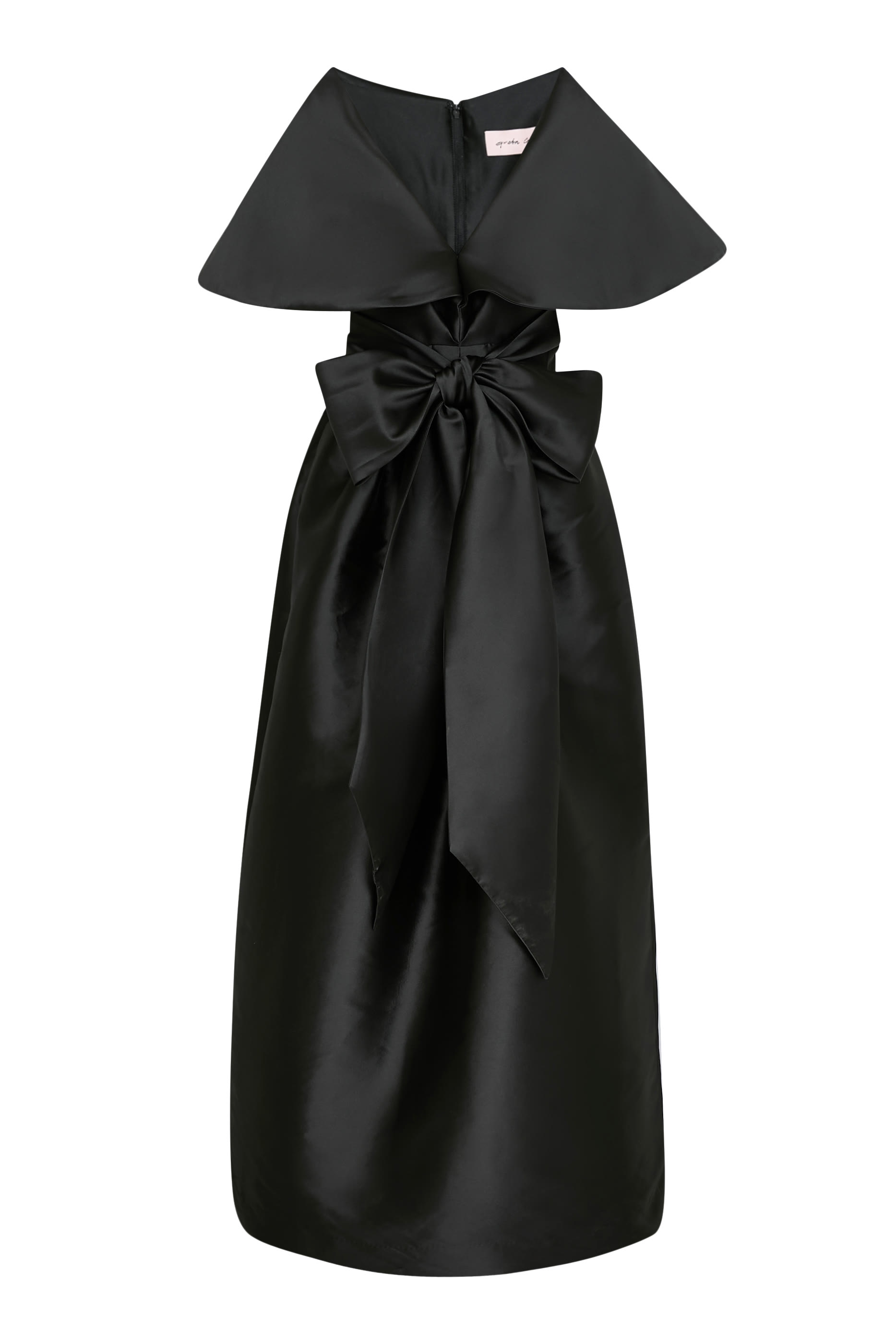 فستان سهرة بأكمام قصيرة