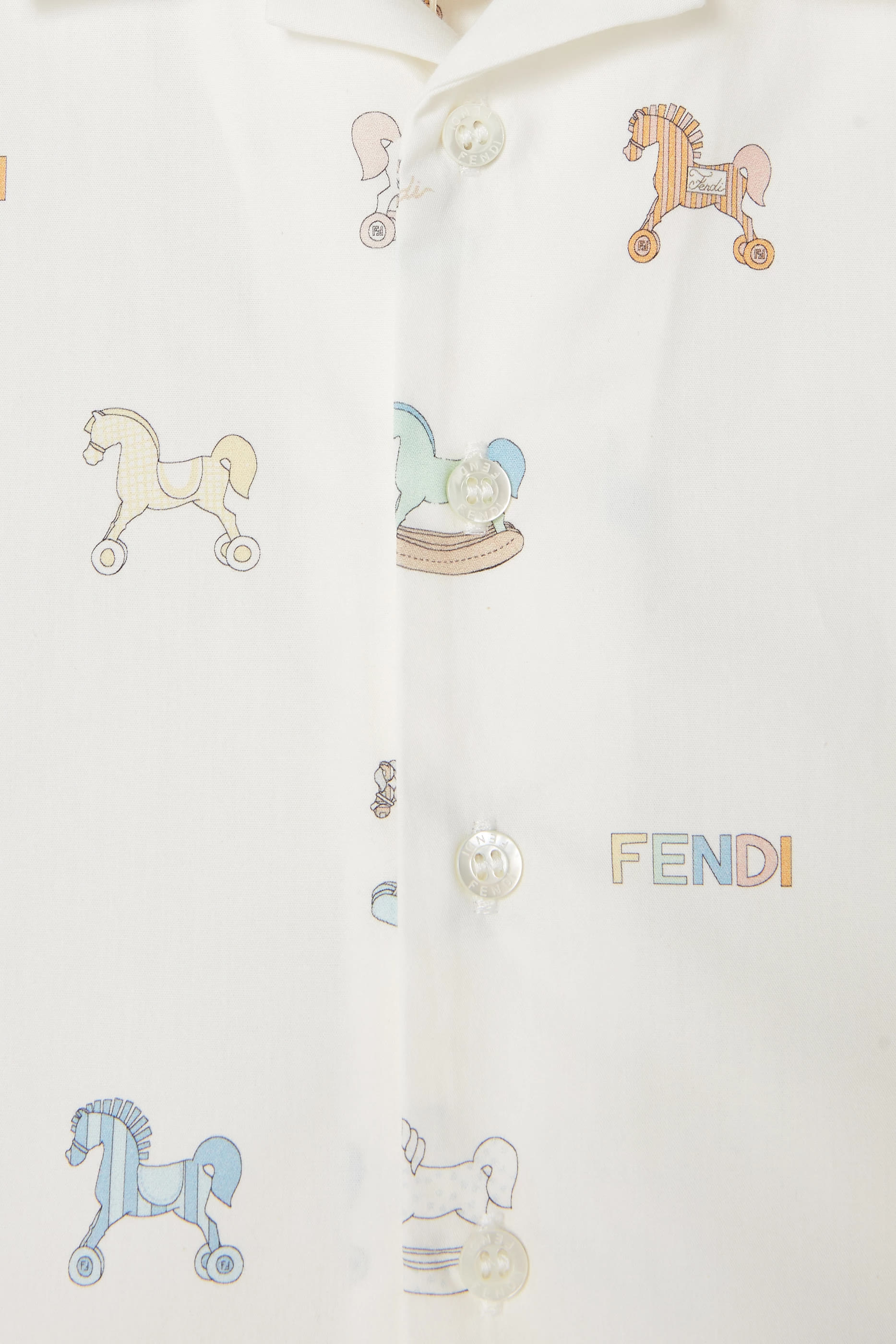 قميص بطبعة حصان بالكامل للأطفال