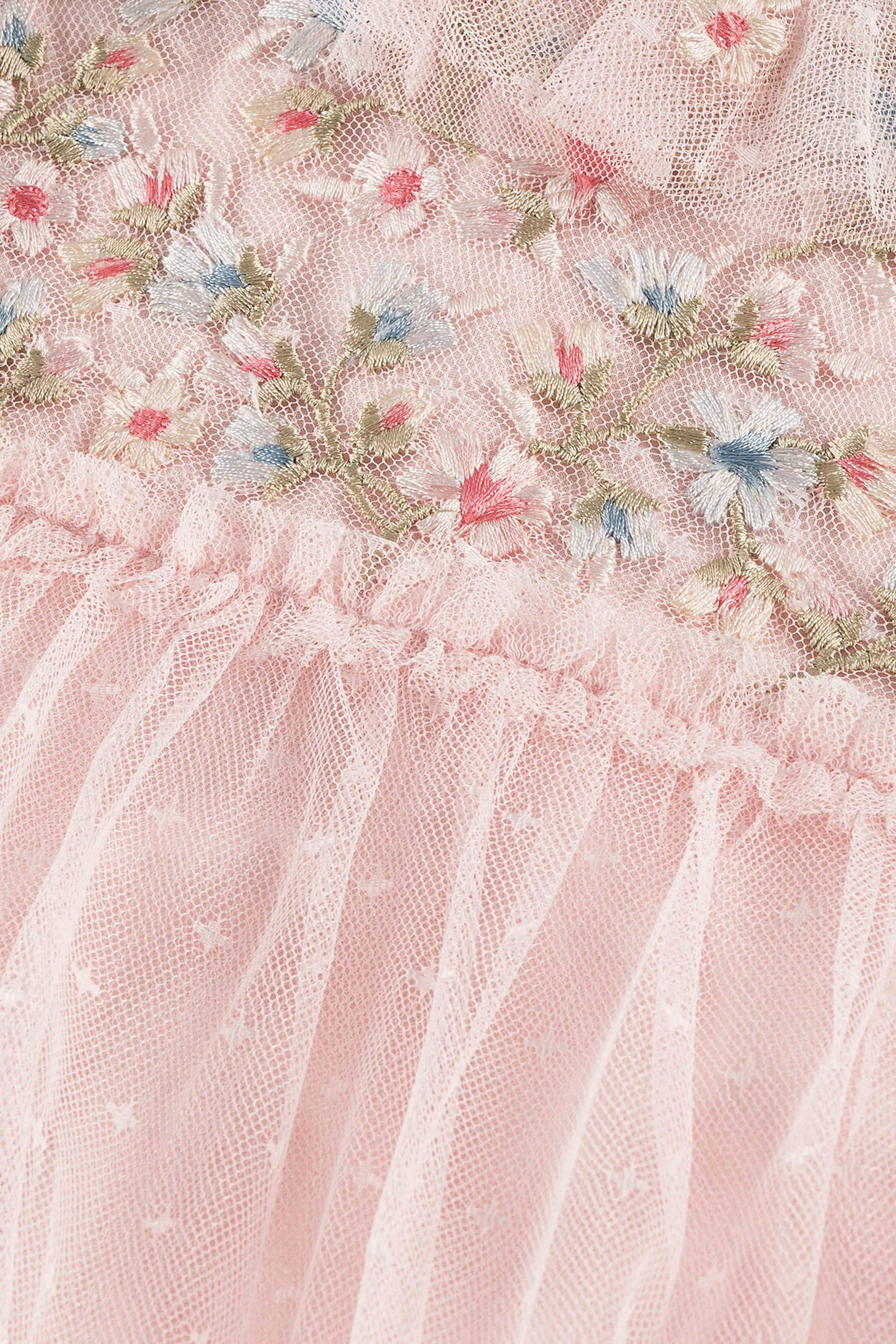 فستان أنطوانيت بصدرية مزينة بنقشة زهور للرضع