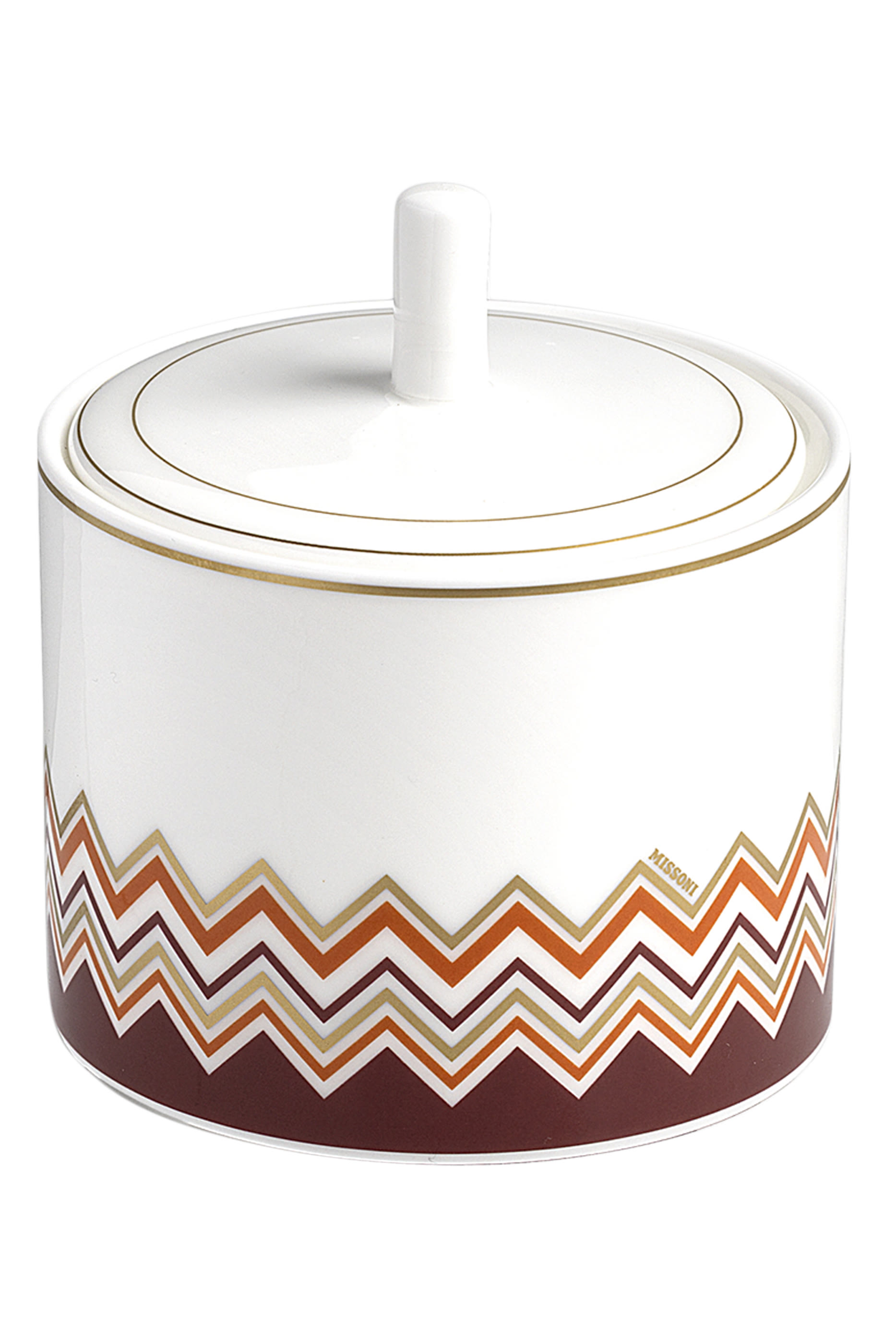 وعاء سكر بنقشة شعار الماركة