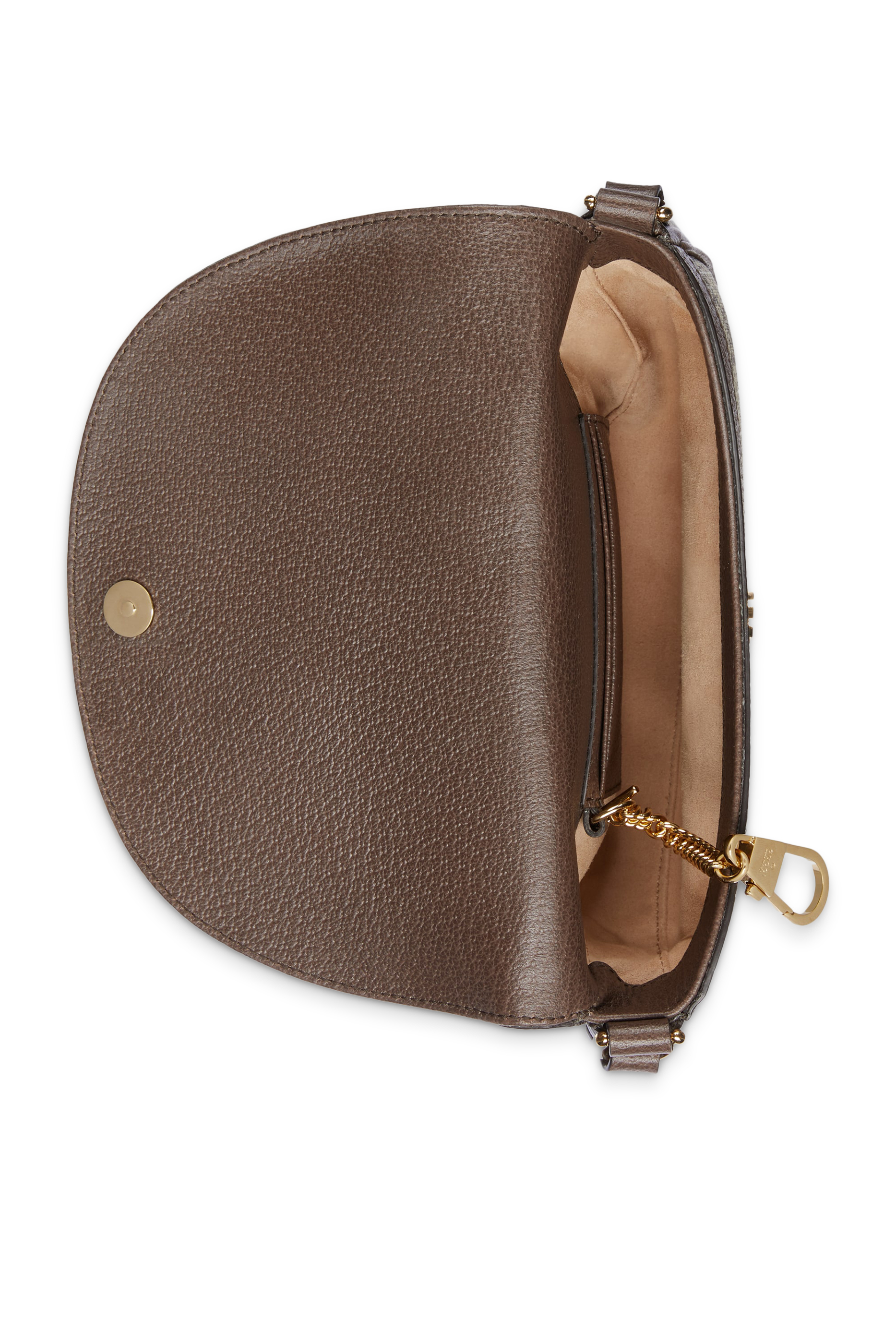 حقيبة كتف أوفيديا صغيرة بحرفي شعار الماركة