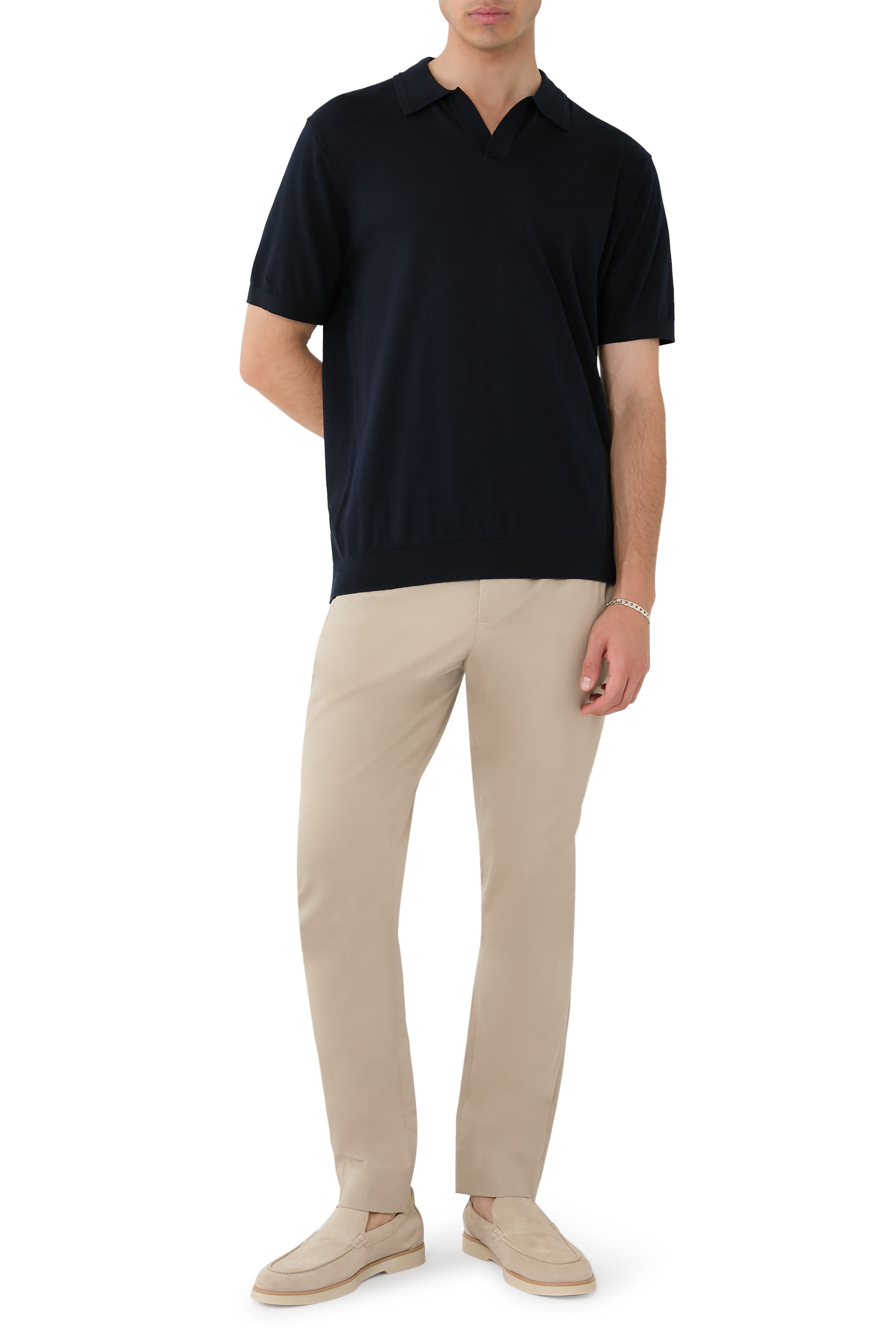 قميص بولو حرير