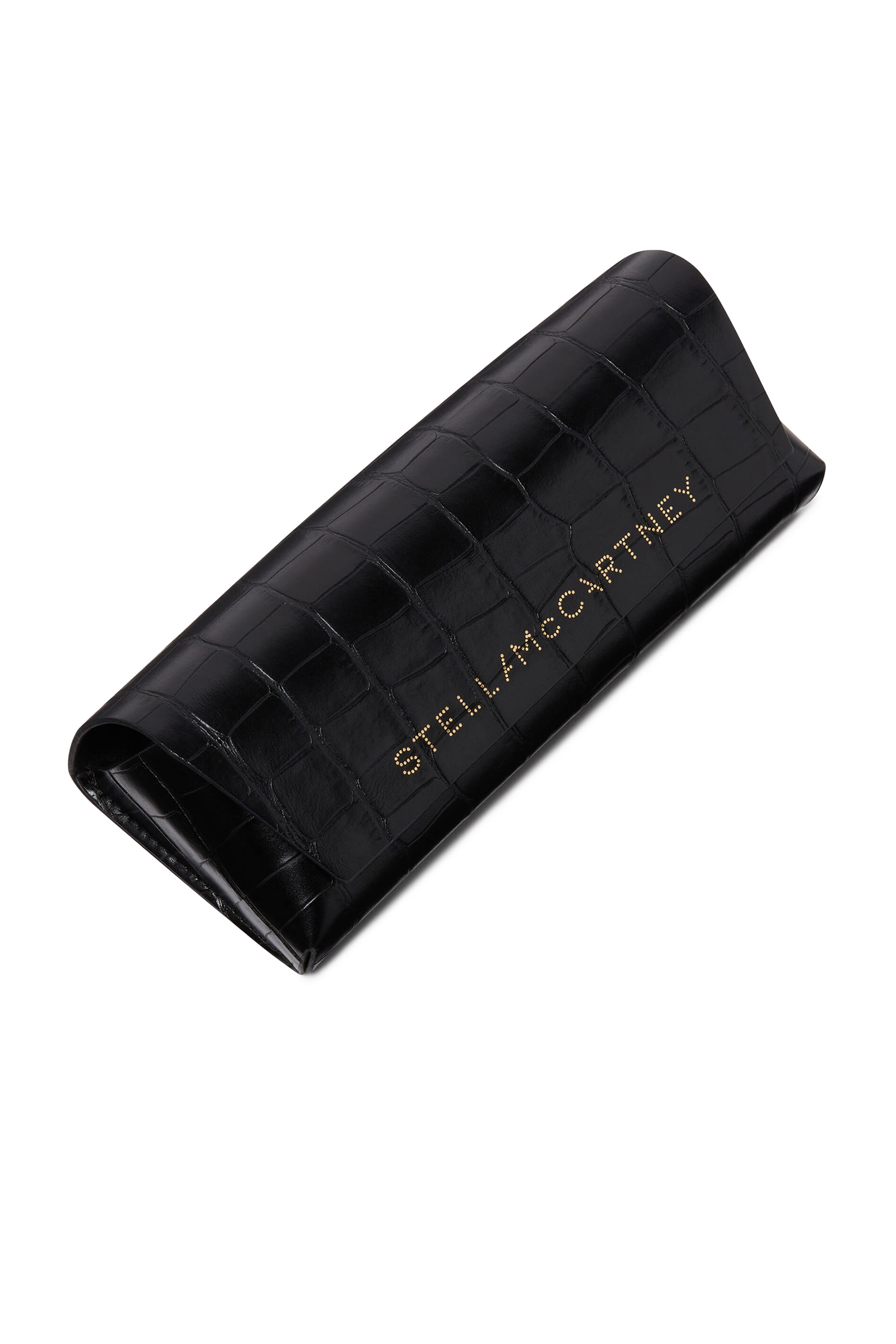 نظارة شمسية بإطار بيضاوي بشعار الماركة