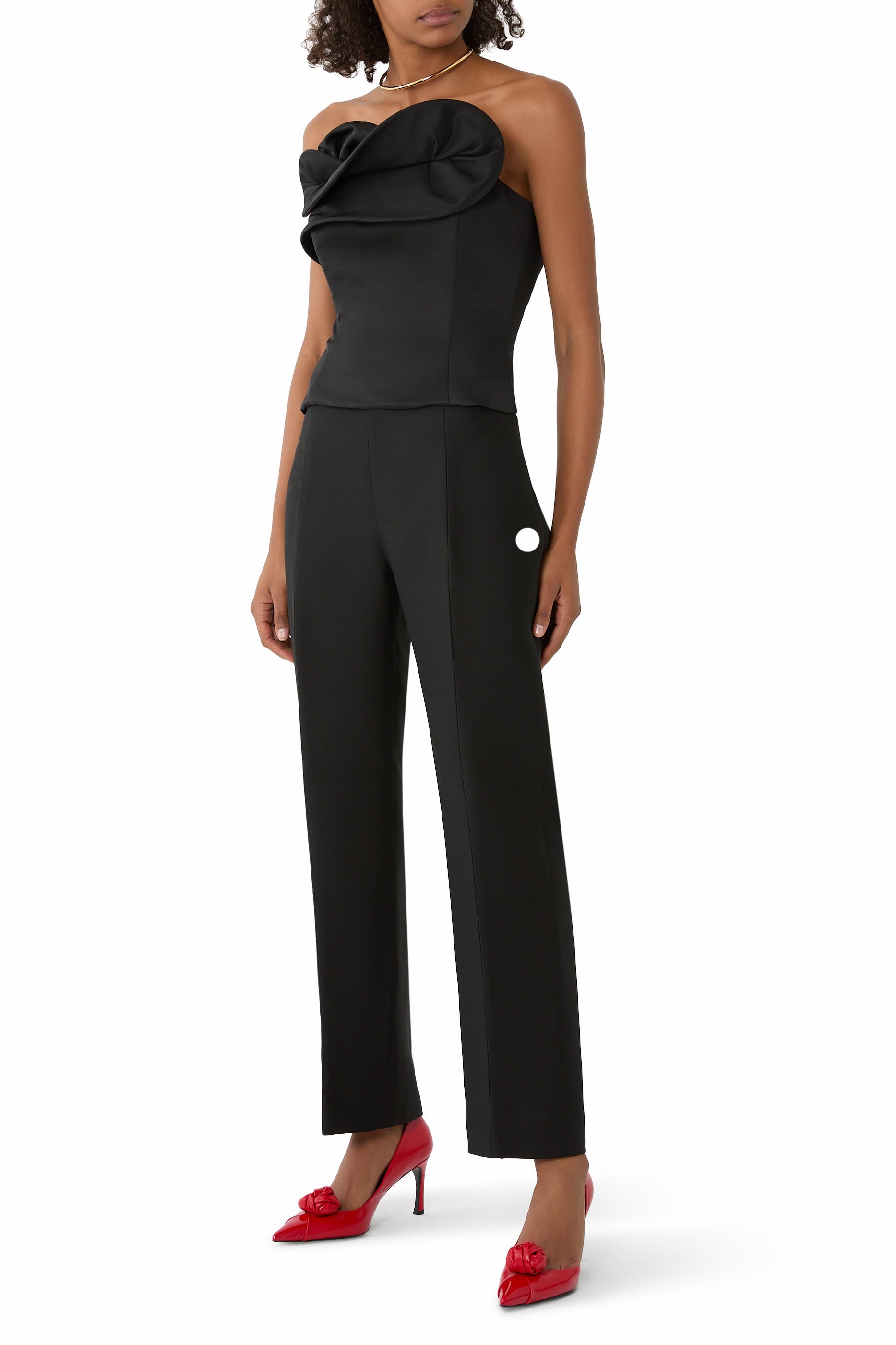 حذاء كلاسيكي مزين بعقدة جلد