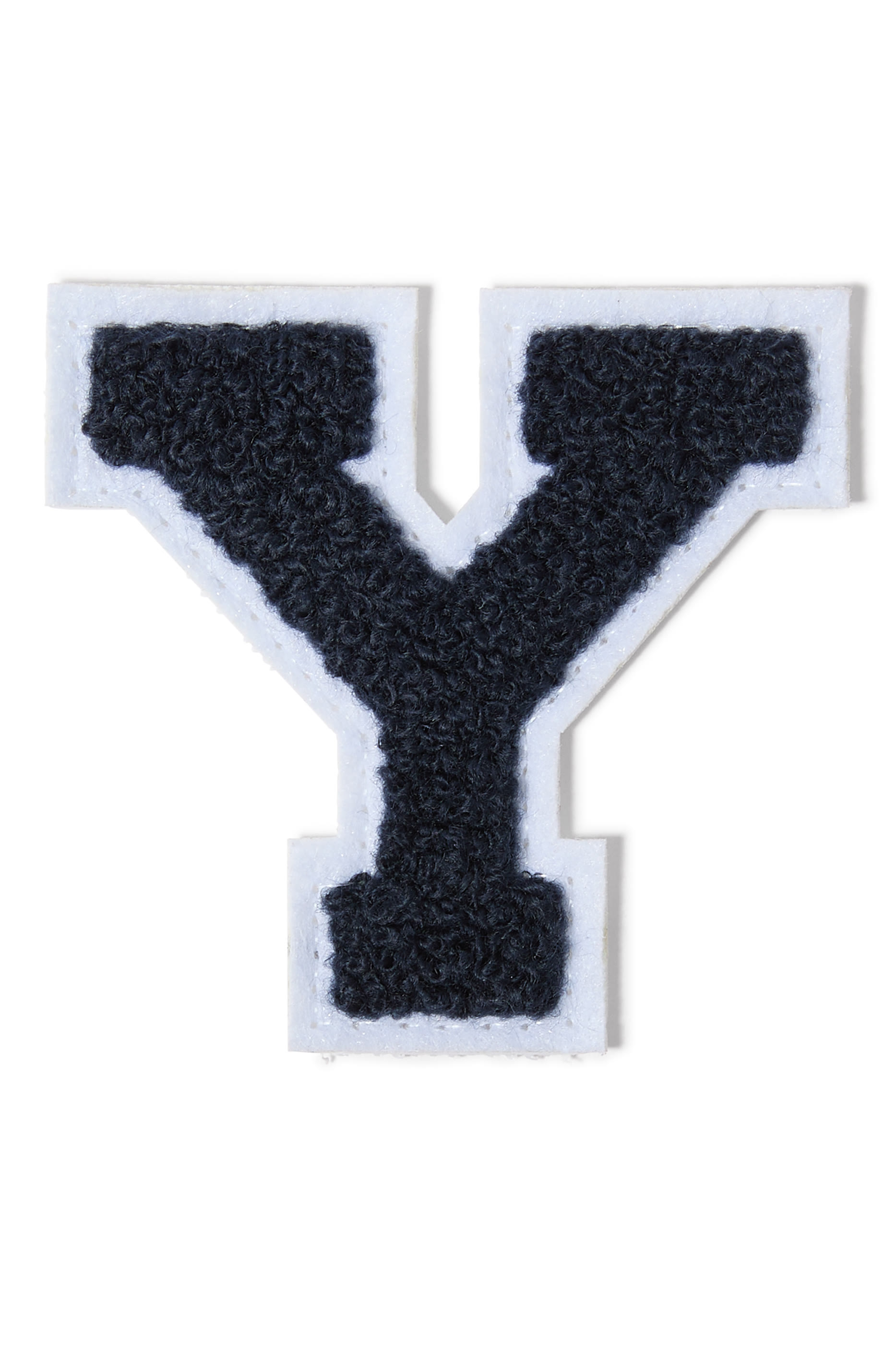 Kids 2&rdquo; Chenille Varsity Letter &lsquo;Y&rsquo; Patch