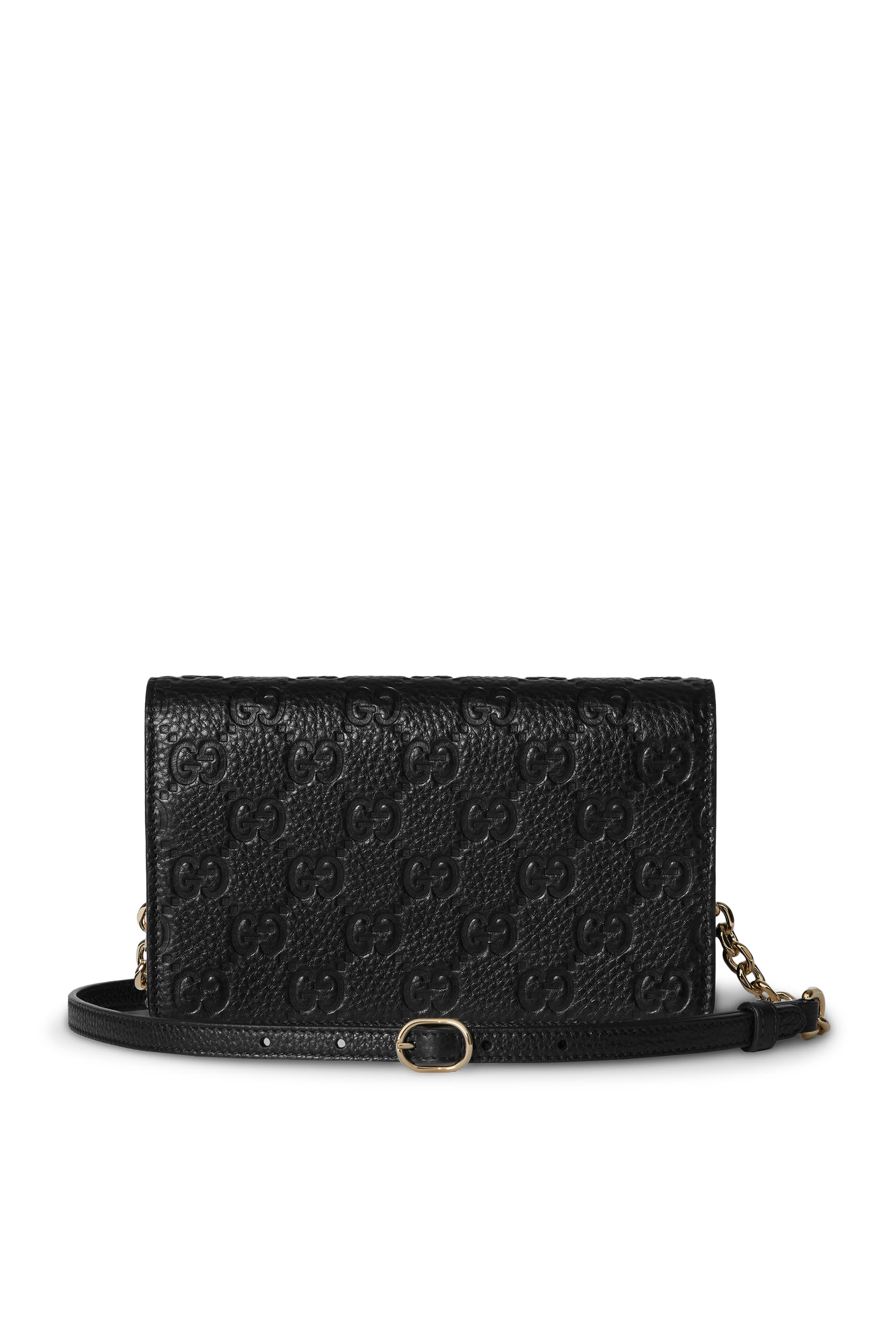 حقيبة كتف صغيرة بشعار الماركة جلد