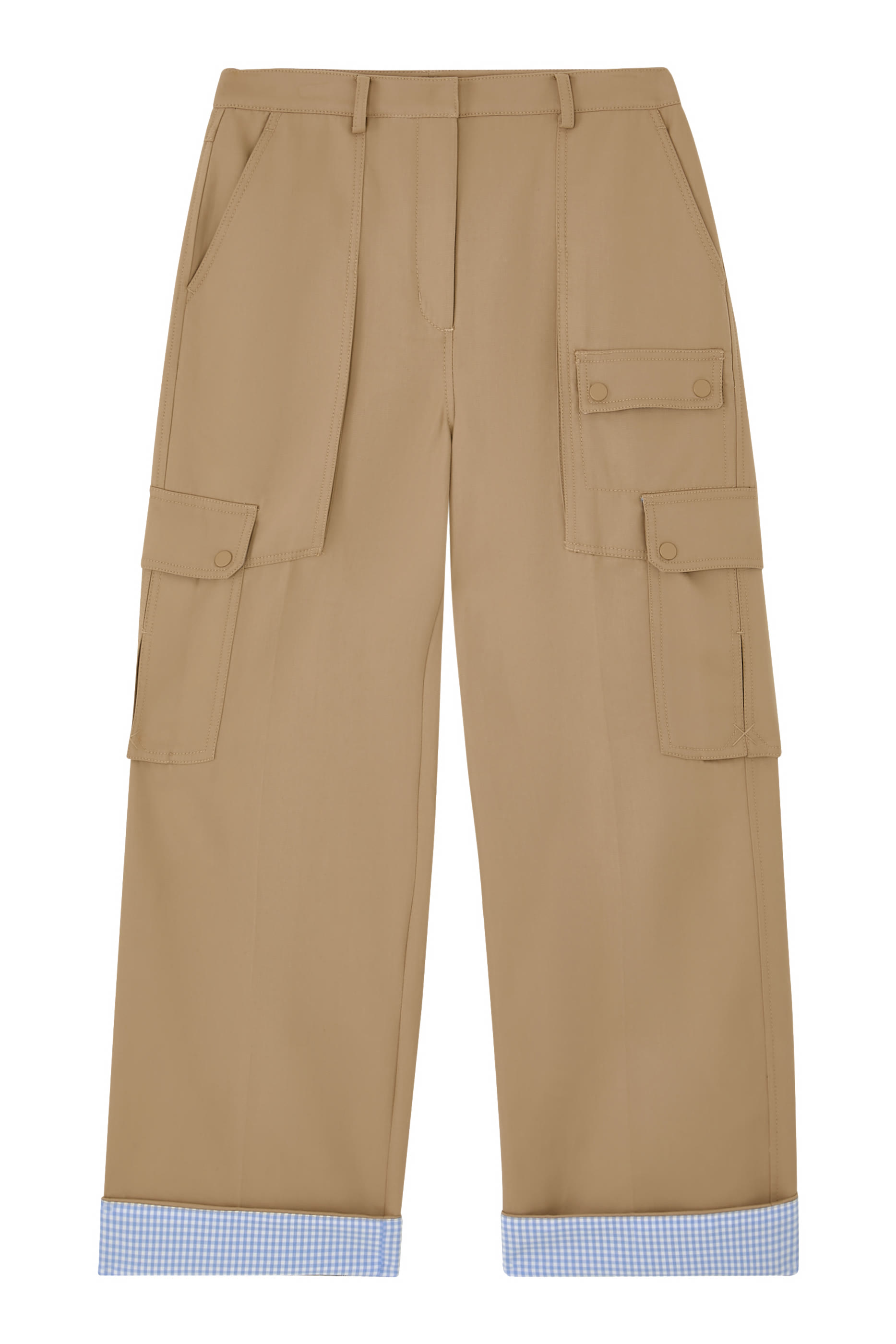 بنطال كارغو يوتيليتي بأساور كاحل مزدوجة