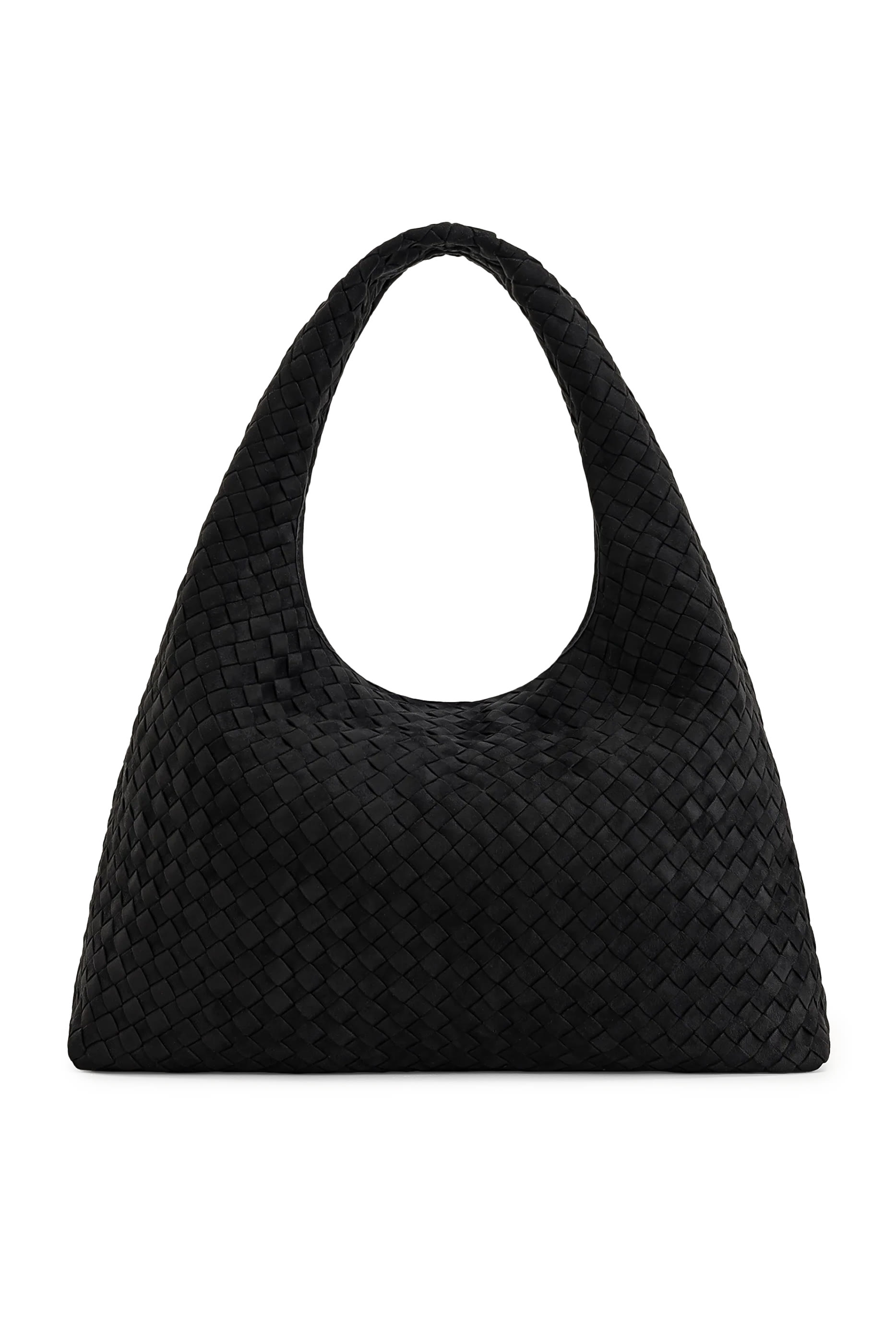 حقيبة كتف لورا شمواه صناعي منسوج